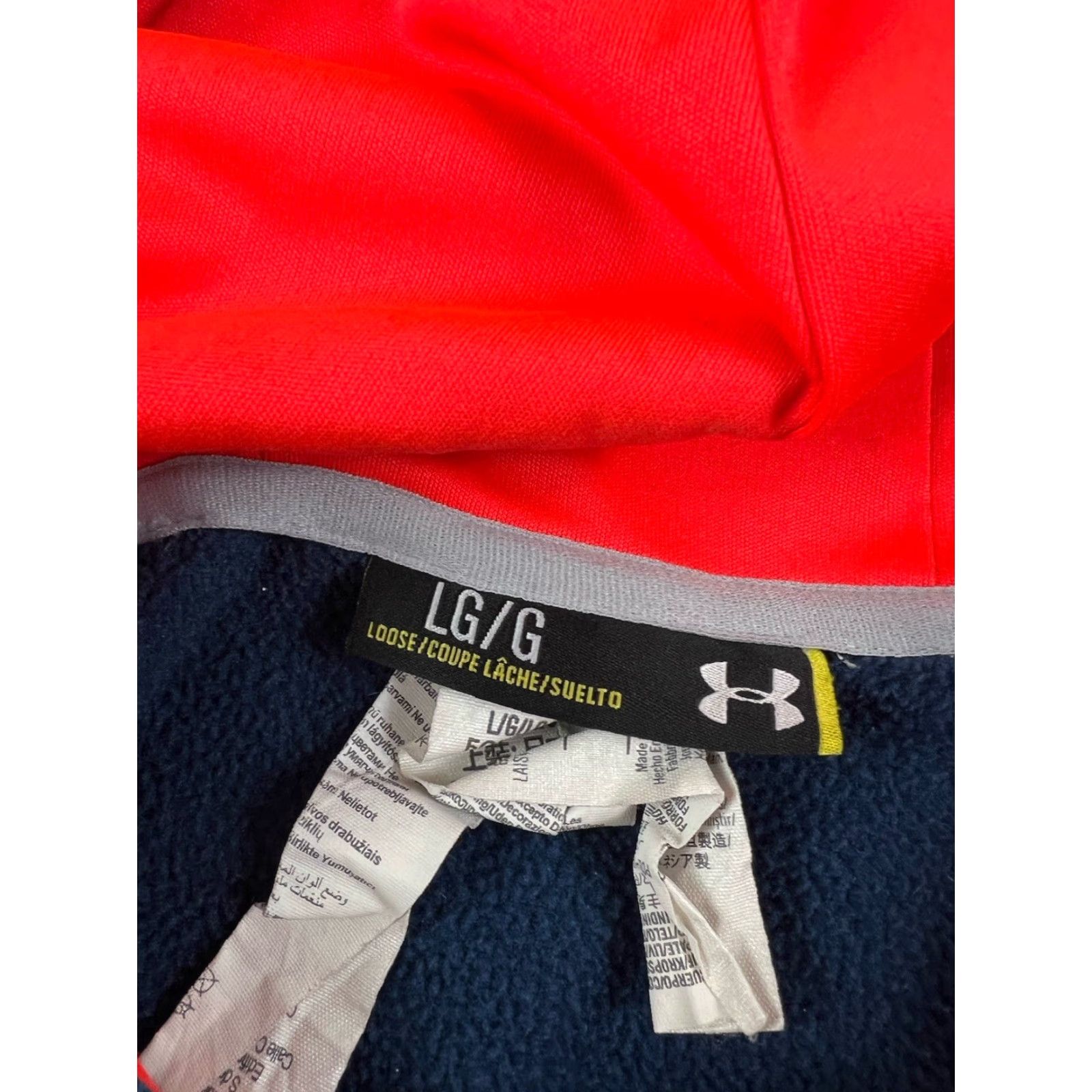 Under Armour Under Armour Storm Hoodie Sweatshirt Mens L Orange Hooded Pockets Pullover Sports Outdoor Size US L / EU 52-54 / 3 - 7 Thumbnail