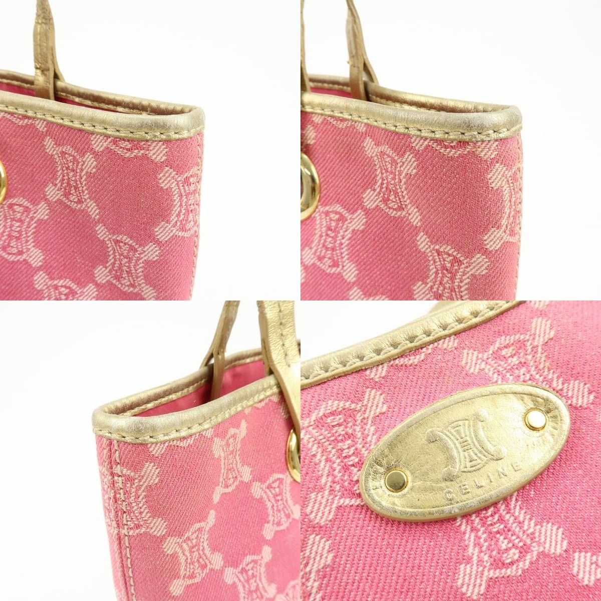 Celine Celine Macadam Canvas Tote Pink Size ONE SIZE - 6 Thumbnail
