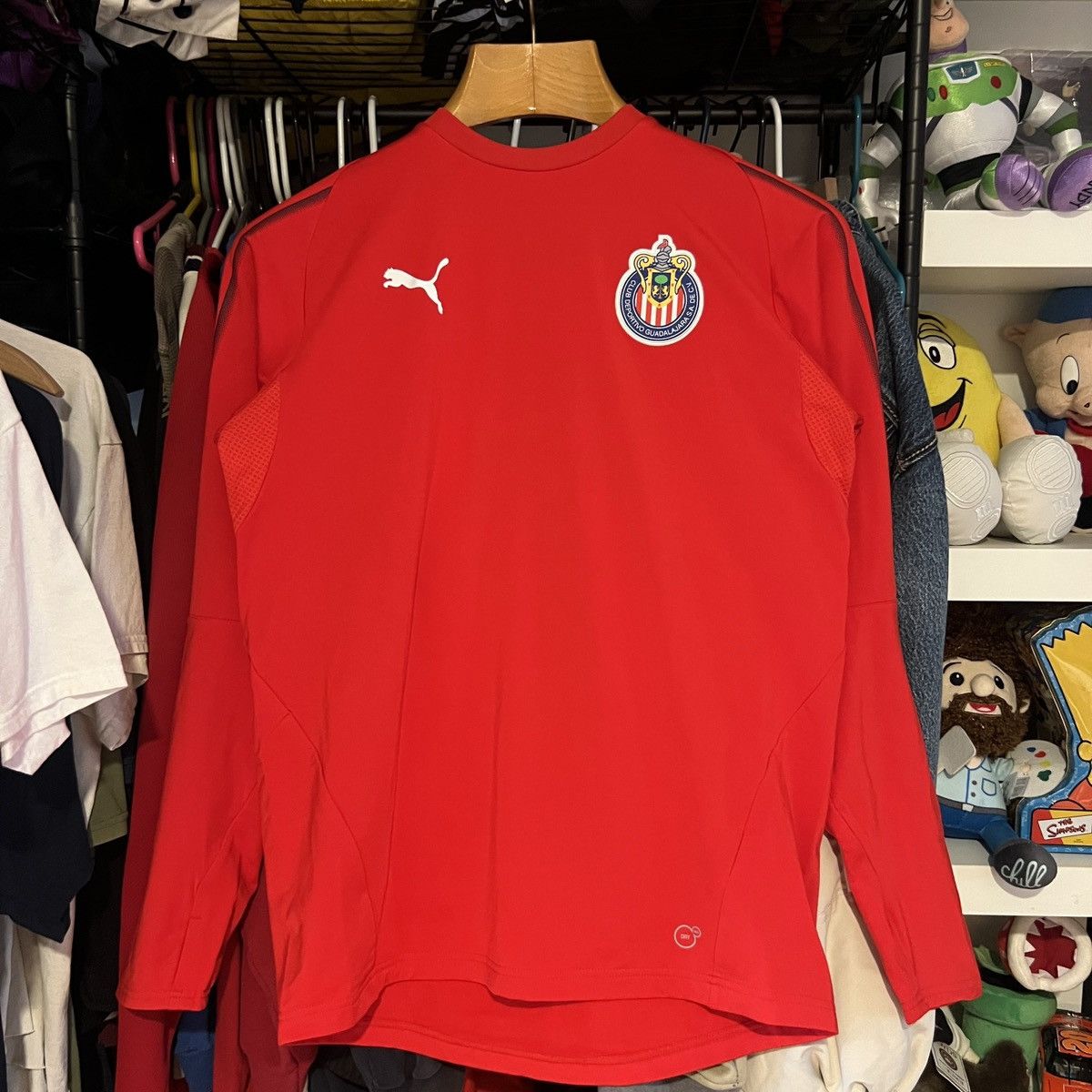 Puma Chivas Guadalajara Long-sleeve Soccer Jersey Football Size M Size US M / EU 48-50 / 2 - 1 Thumbnail