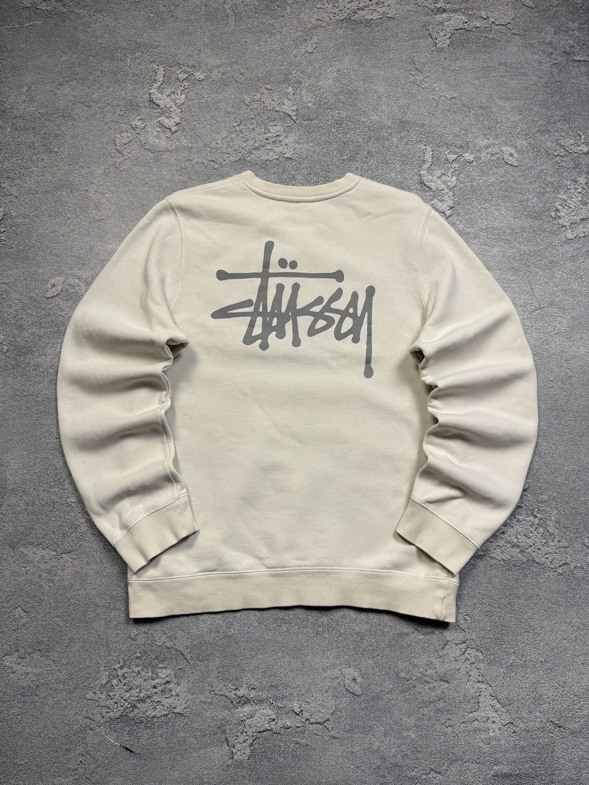 Stussy Vintage Stussy Big Logo Sweatshirt Boxy Fit Y2K Size US M / EU 48-50 / 2 - 1 Thumbnail