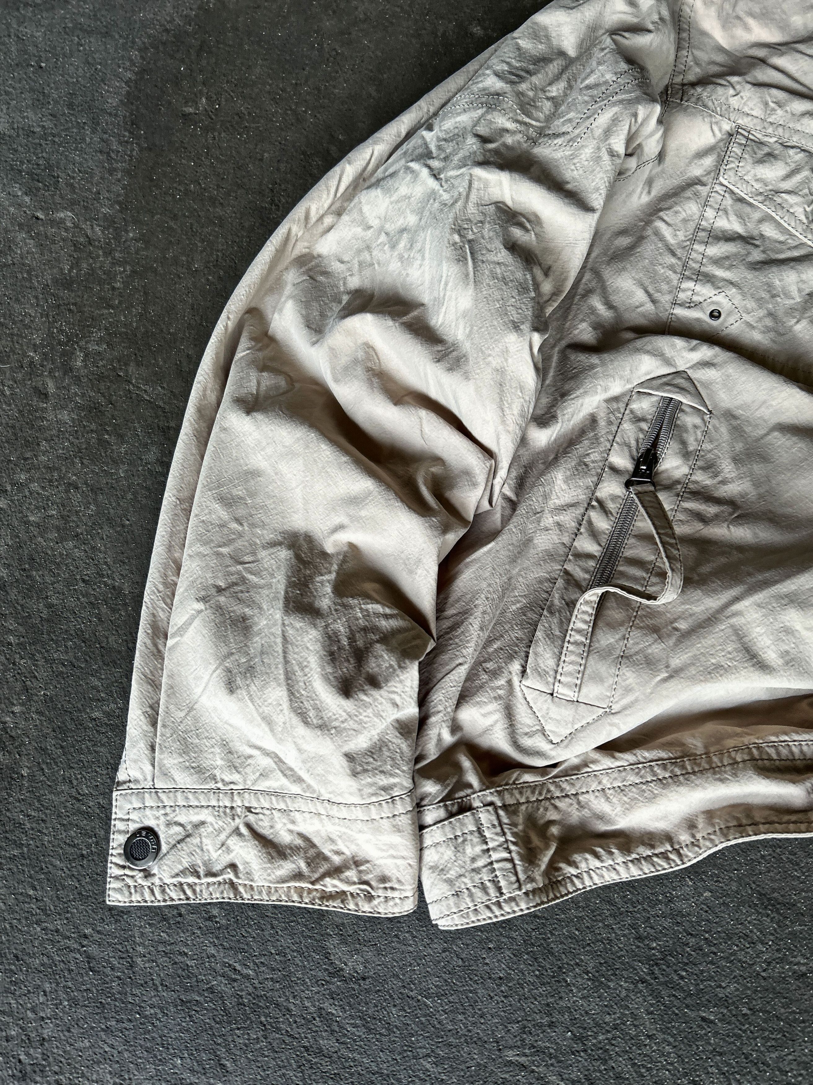 Vintage Beige Lightweight Utility Jacket Vintage Y2K Streetwear Coat Size US L / EU 52-54 / 3 - 2 Thumbnail