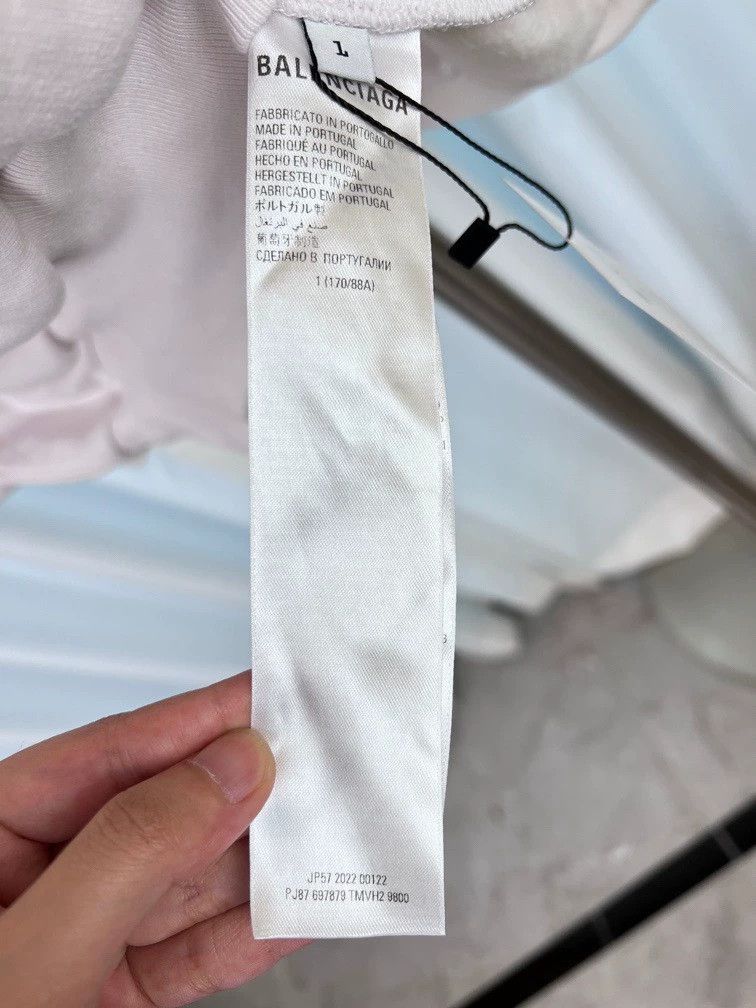 Balenciaga Balenciaga White strikethrough letter Logo loose hoodie Size US S / EU 44-46 / 1 - 4 Thumbnail