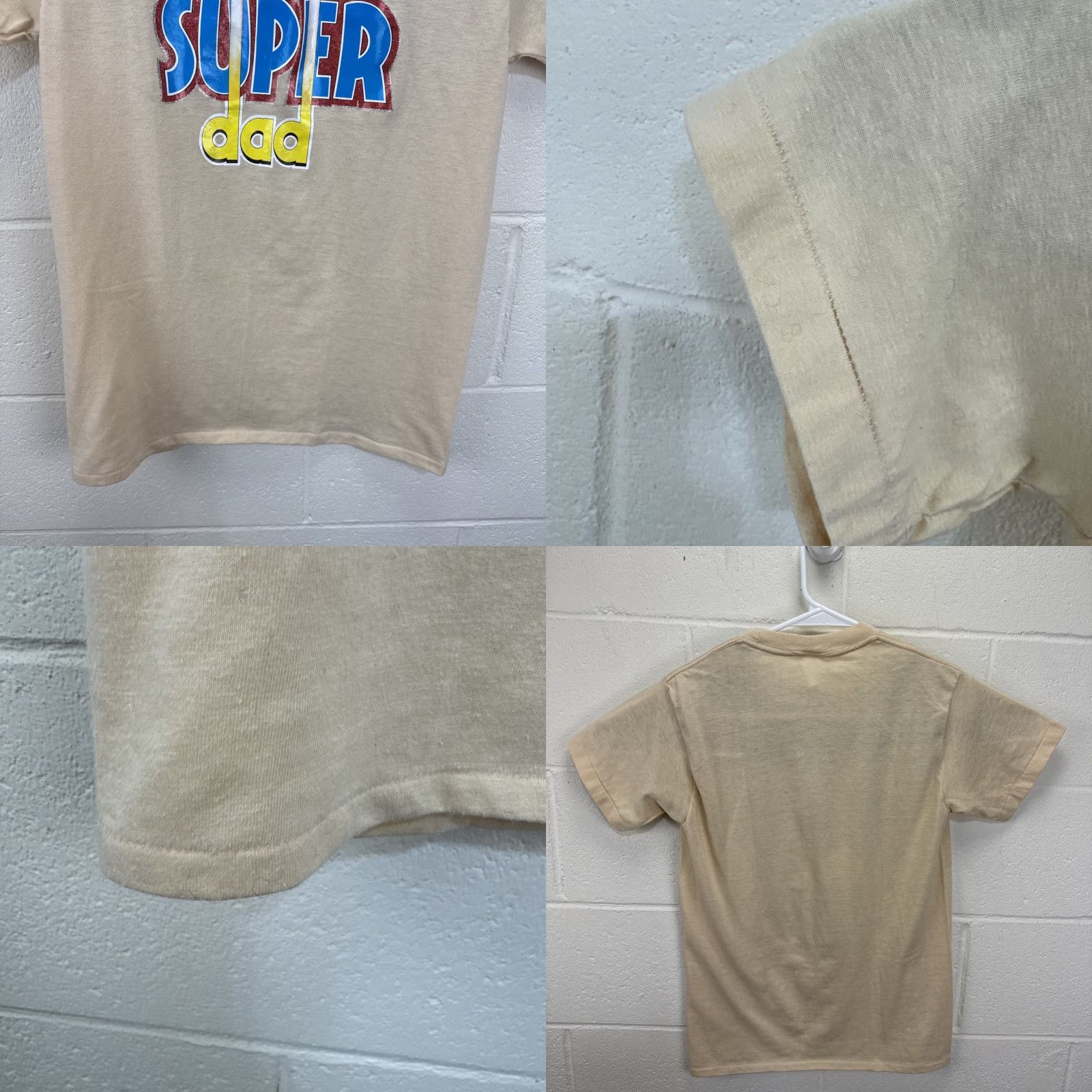 Sunray Sportswear VINTAGE Sun Sportswear T-Shirt Mens M 80s Dad Funny Graphic Print Yellow Short Sleeve Crew Neck USA Made Single Stitch Cotton Polyester Size US M / EU 48-50 / 2 - 8 Thumbnail