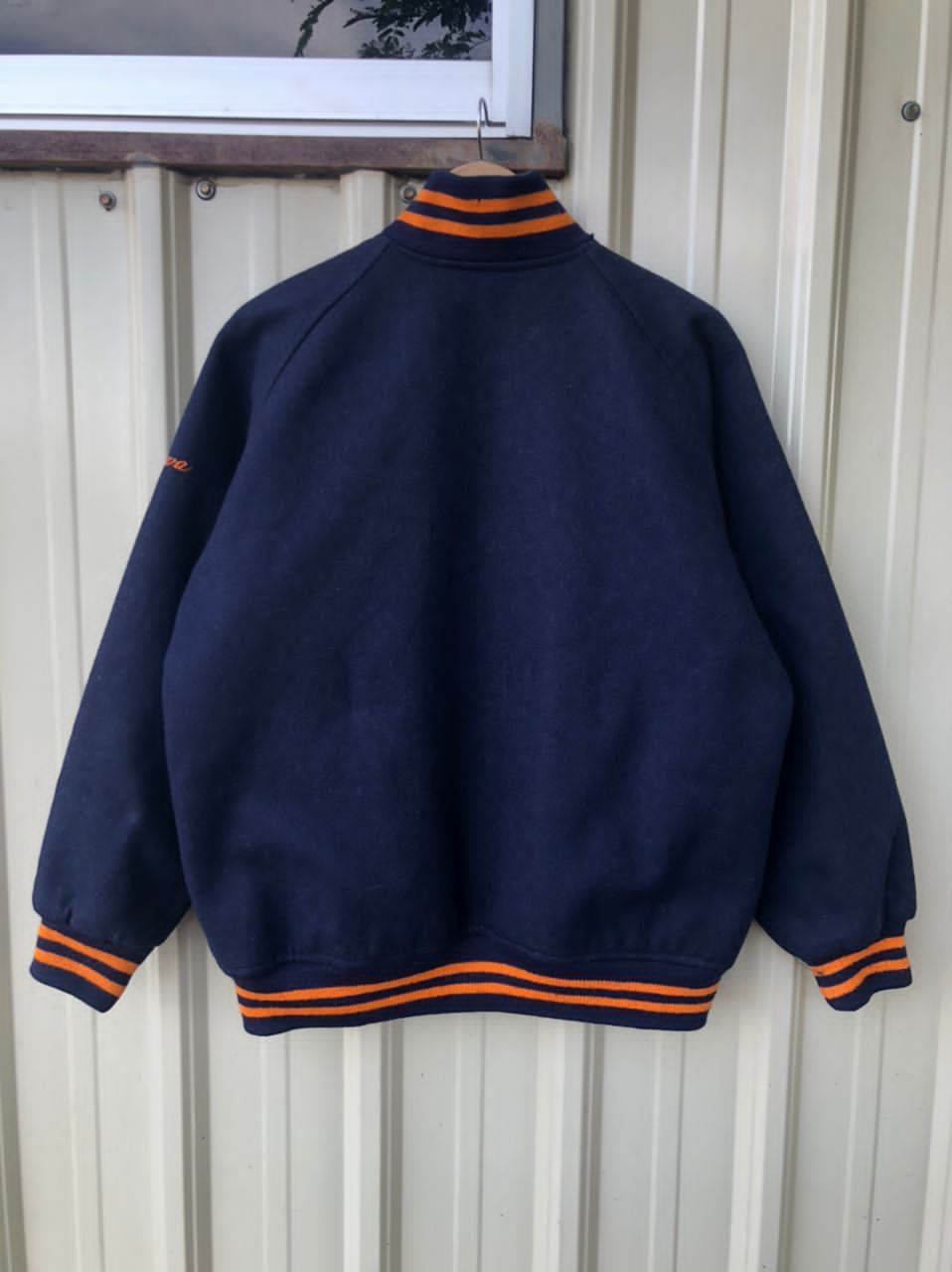 Vintage Vintage Japanese Brand Wool Reversible Varsity Jacket Size US M / EU 48-50 / 2 - 2 Thumbnail