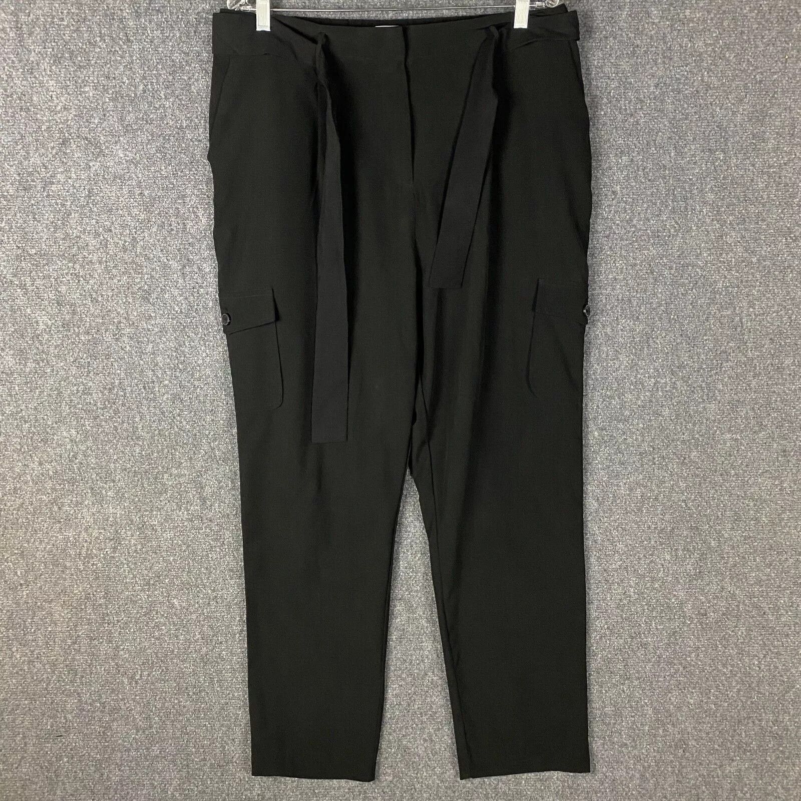 Calvin Klein Calvin Klein Cargo Pants Women's Large Polyester Stretch L Size 36" / US 14 / IT 50 - 1 Thumbnail