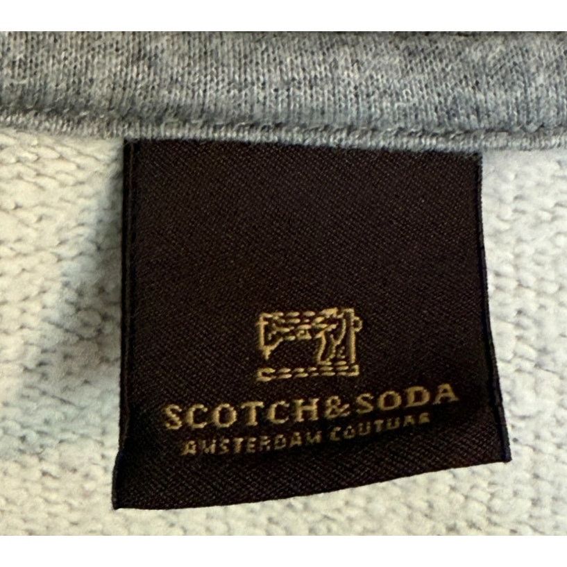 Scotch & Soda Scotch & Soda Sweatshirt Women Large Gray Contrast Pocket Size L / US 10 / IT 46 - 4 Thumbnail