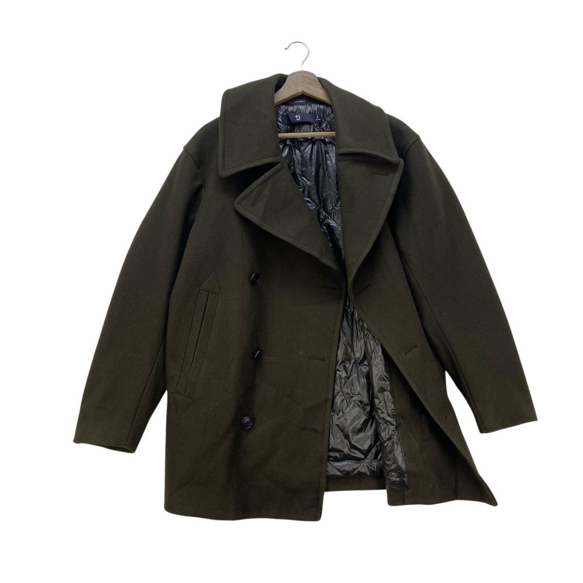 Jil Sander × Uniqlo Jil Sander X Uniqlo Double Breasted Heavy Wool Coat Size US S / EU 44-46 / 1 - 3 Thumbnail