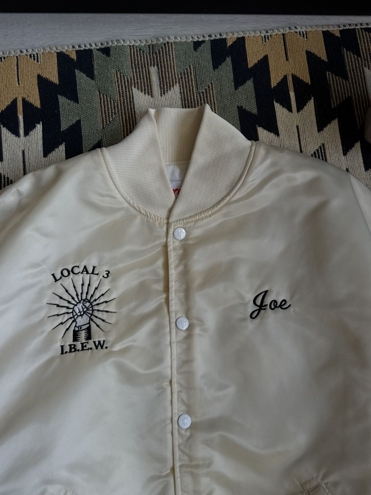 Vintage Vintage 1996 Local 3 I.B.E.W. USA Bomber Size US XL / EU 56 / 4 - 7 Thumbnail