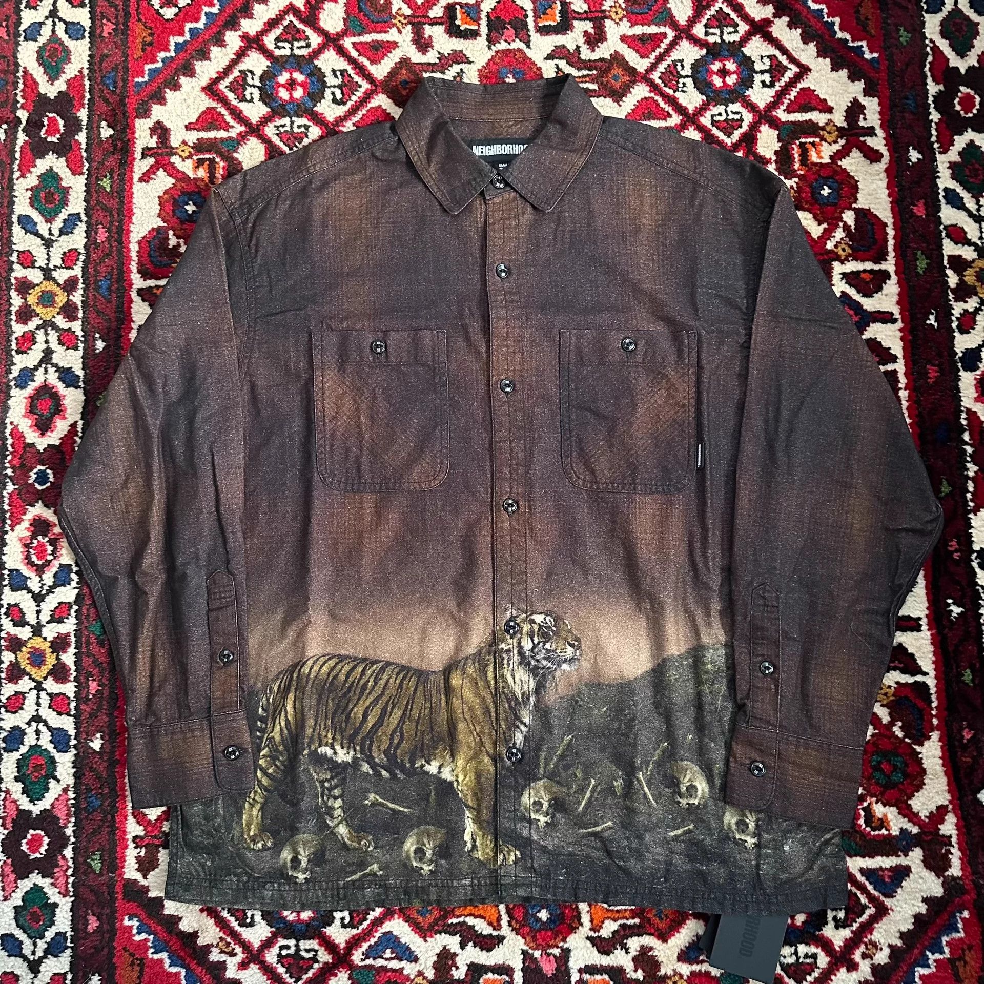 Neighborhood NEIGHBORHOOD 22aw Oil Painting Plaid Shirt Size US S / EU 44-46 / 1 - 2 Thumbnail