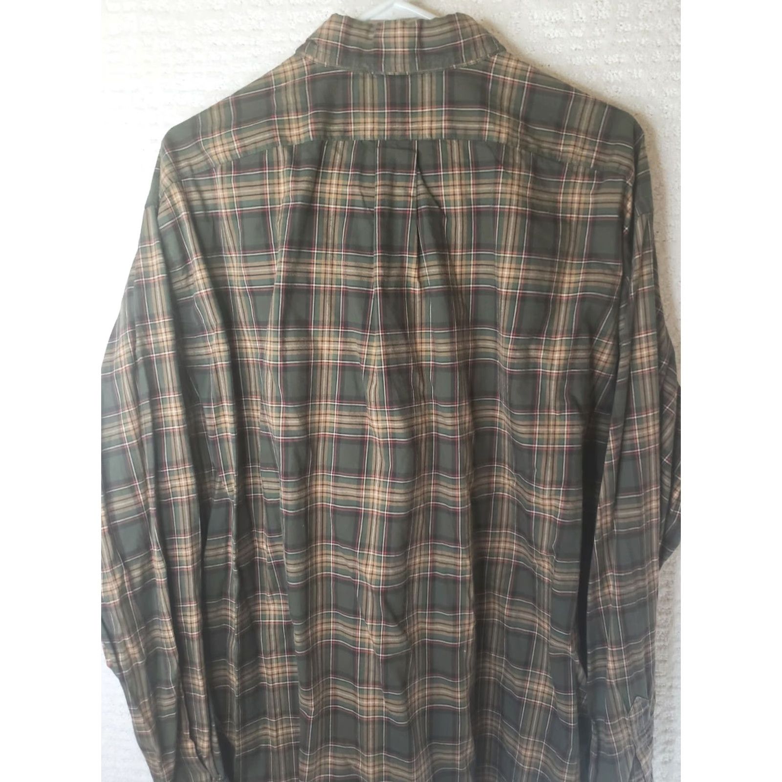 Polo Ralph Lauren Ralph Lauren Men's Button-down Shirt XXL Plaid Long Sleeve Green Multicolor Classic Fit 2XL Polo Shirt Mens Button-Down Casual Business Size US XXL / EU 58 / 5 - 7 Thumbnail
