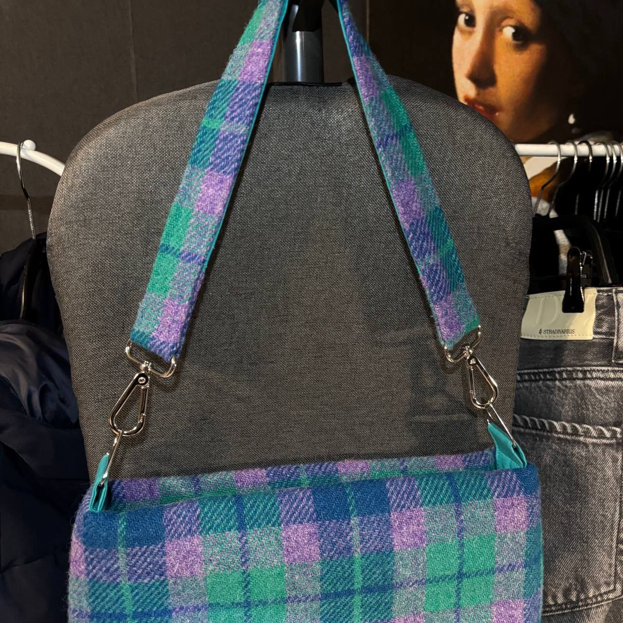 Harris Tweed Harris Tweed wool bag Size ONE SIZE - 3 Thumbnail