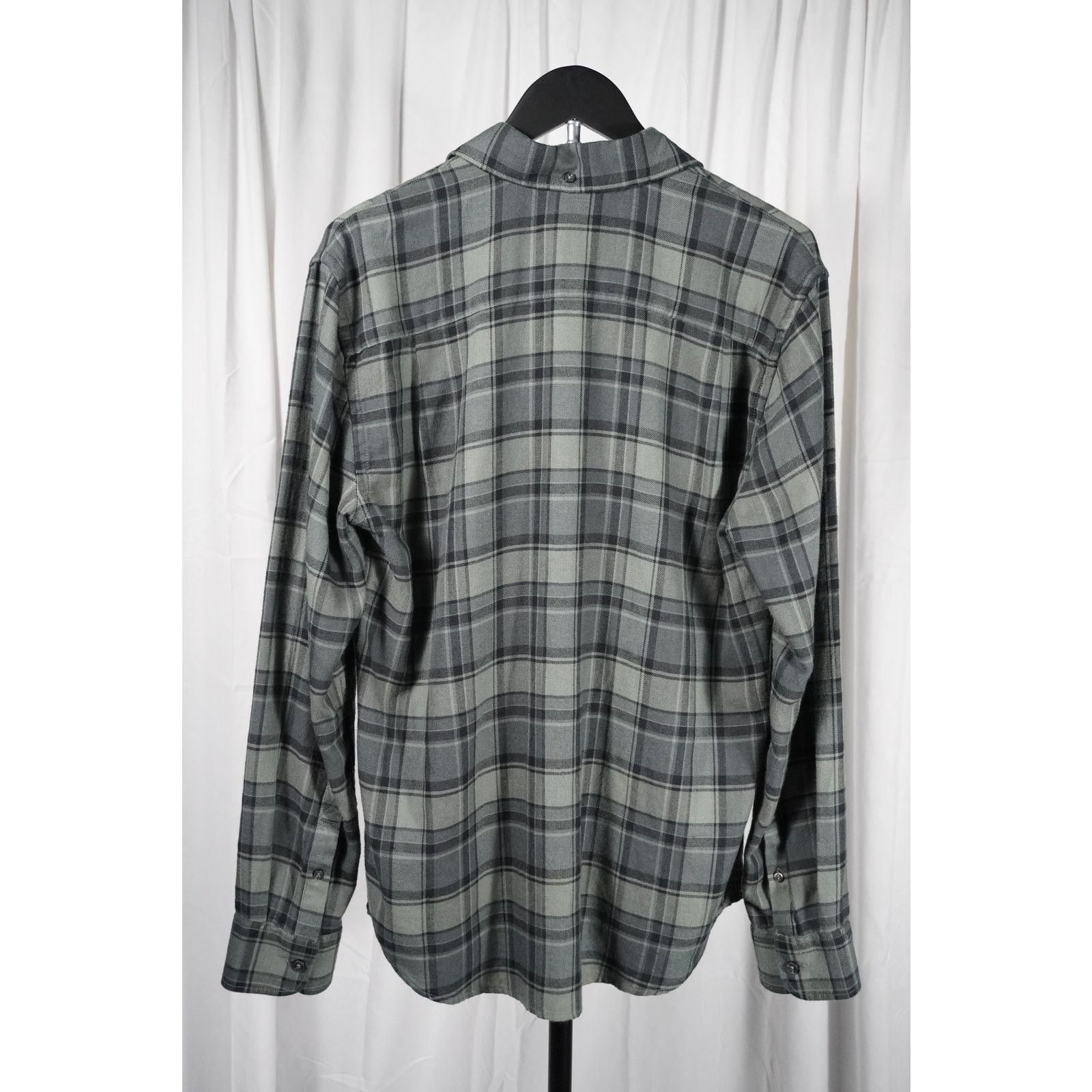 Joe's JOE’S Jeans Oliver Flannel Shirt Mens Pewter Plaid Button Up Size US S / EU 44-46 / 1 - 2 Thumbnail