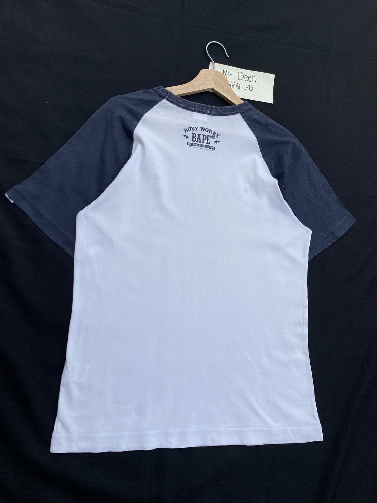 Bape Rare BAPE Blue Love Heart Sign Tshirt Size US M / EU 48-50 / 2 - 19 Thumbnail