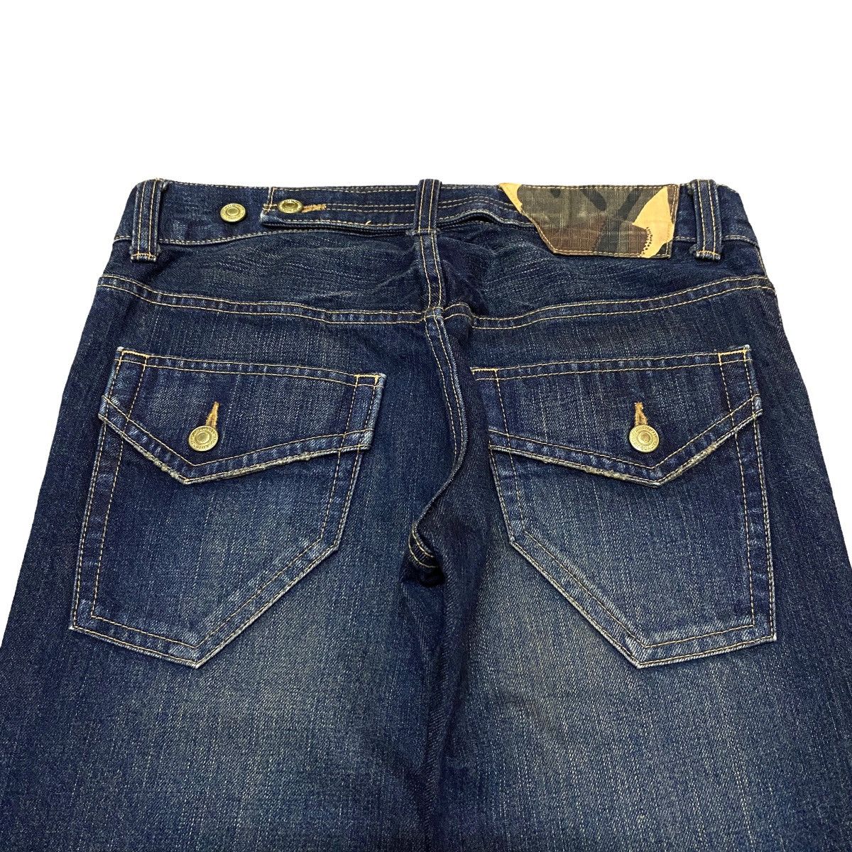 14th Addiction × Japanese Brand × Le Grande Bleu (L.G.B.) Rare Design Vintage Japanese Brand Revolution Jeans 1990s Size US 33 - 4 Thumbnail