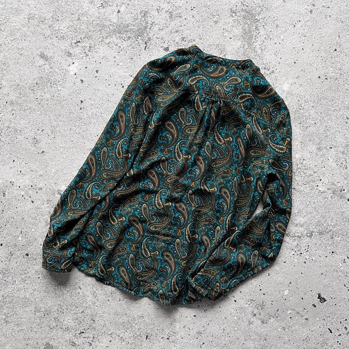 Designer × Tommy Hilfiger Tommy Hilfiger Womens Paisley Button Down Blouse Shirt LS Size L / US 10 / IT 46 - 6 Thumbnail