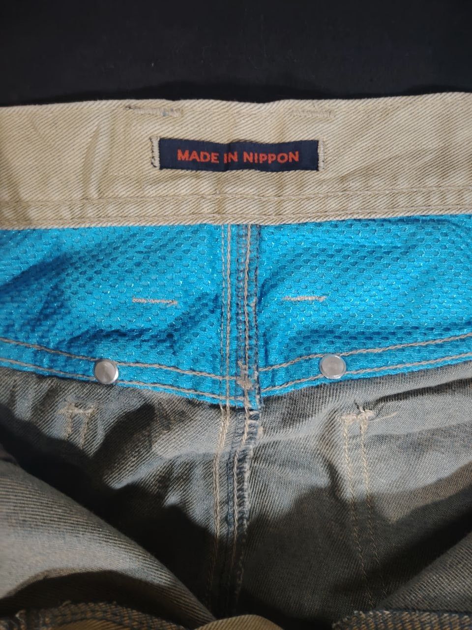 Japanese Brand BLUE WAY Nippon Made Multi-Zip Cargo Trousers Size US 32 / EU 48 - 7 Thumbnail