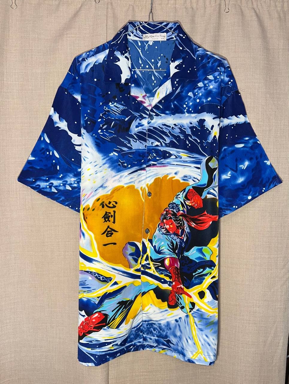 Anime Japanese anime Samurai vintage overprinted crazy shirt y2k Size US XXL / EU 58 / 5 - 1 Thumbnail