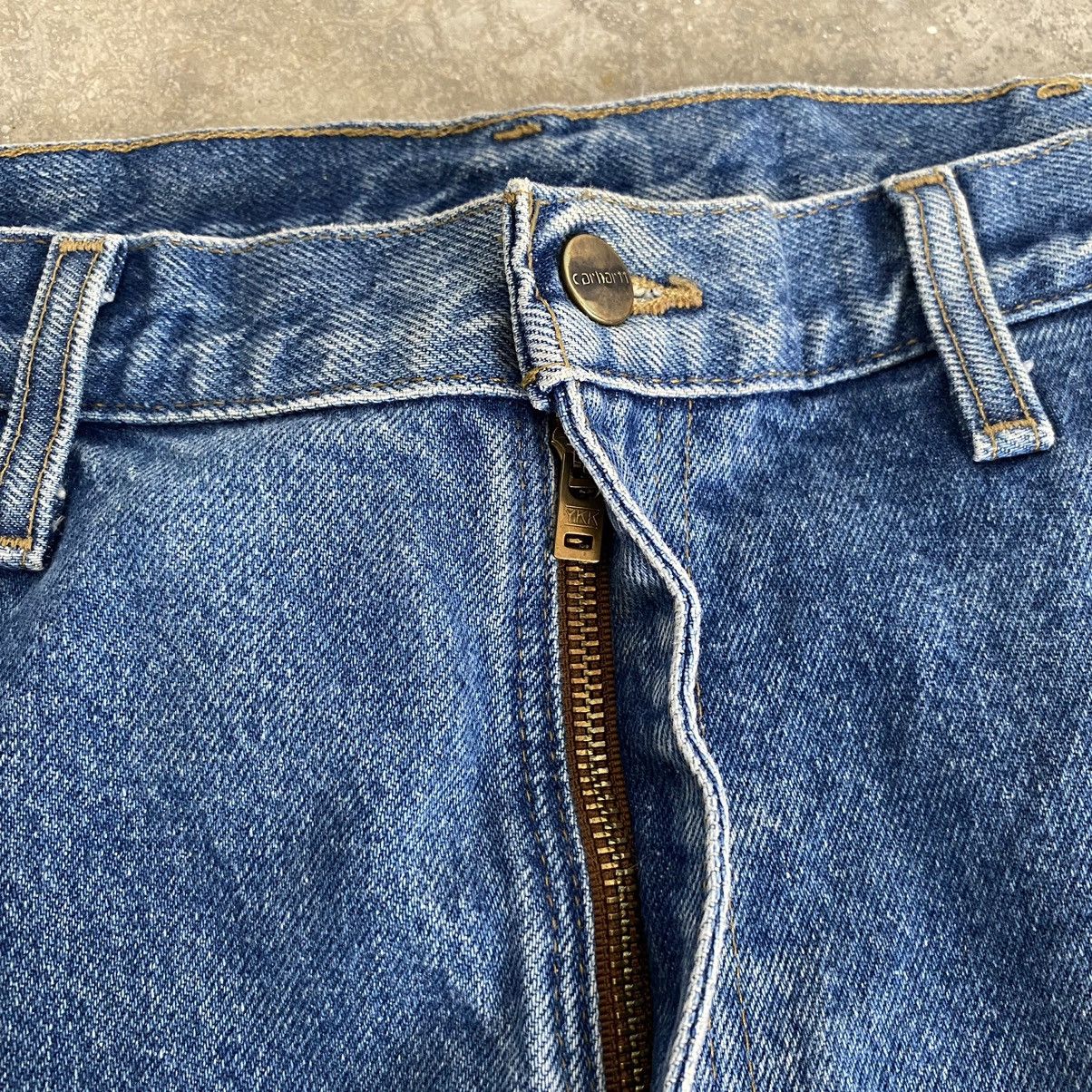 Carhartt Vintage Carhartt Double Knee Blue Carpenter Denim Jeans Size US 33 - 11 Thumbnail