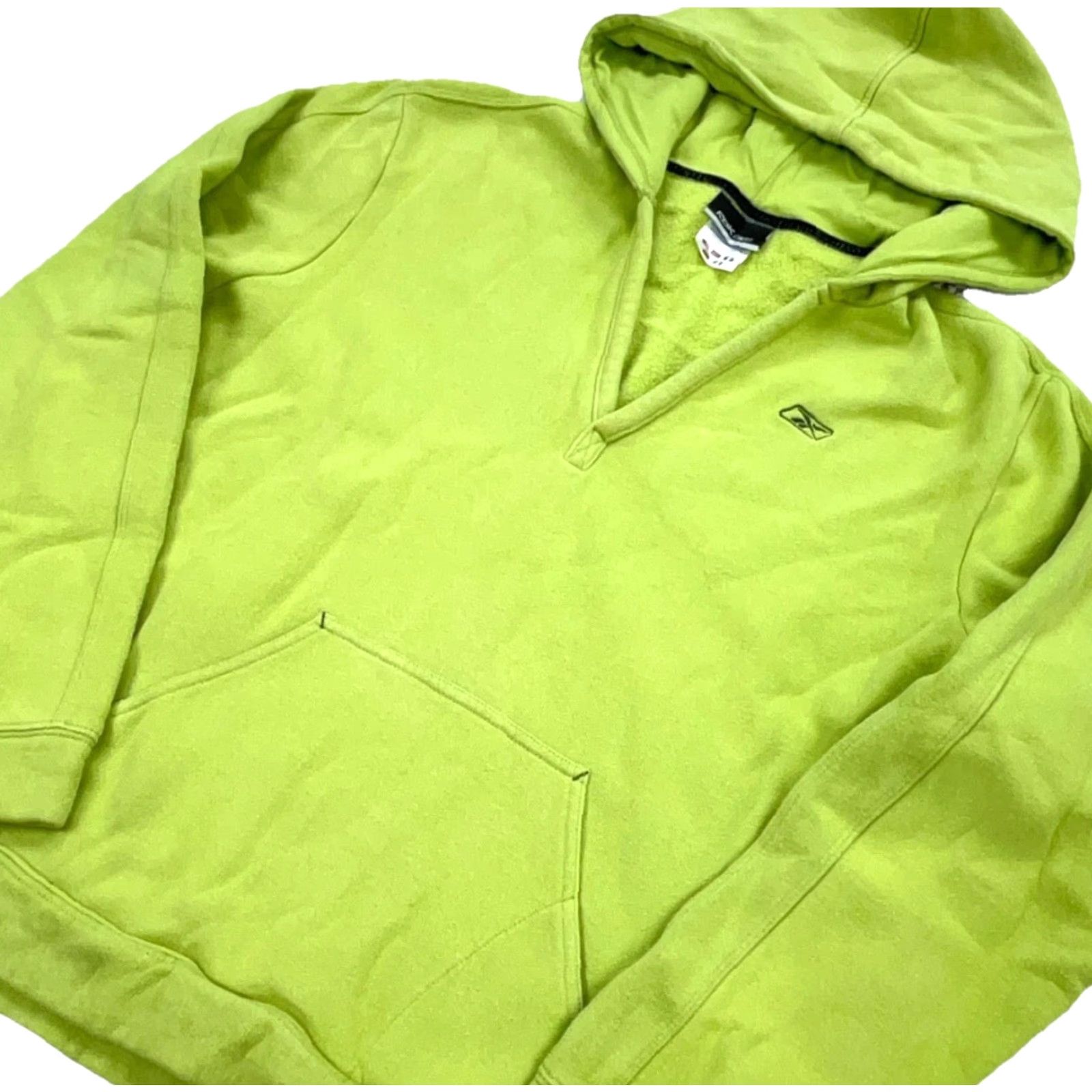 Reebok Reebok Hoodie Women XL Green Pullover Sweatshirt V-Neck Activewear Sports Size XL / US 12-14 / IT 48-50 - 2 Thumbnail