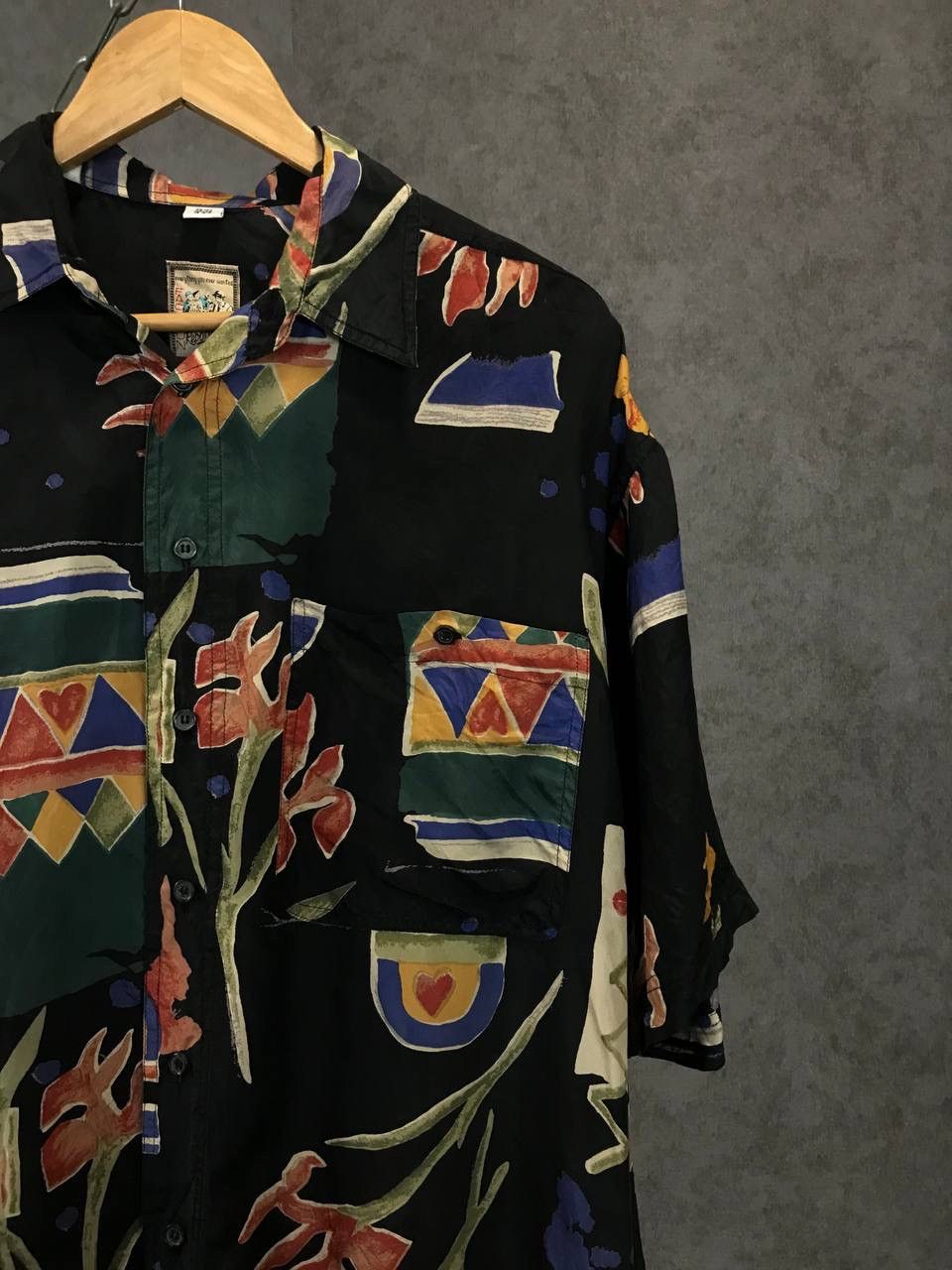 Vintage Crazy Hawaiian vintage silk shirt Size US L / EU 52-54 / 3 - 2 Thumbnail