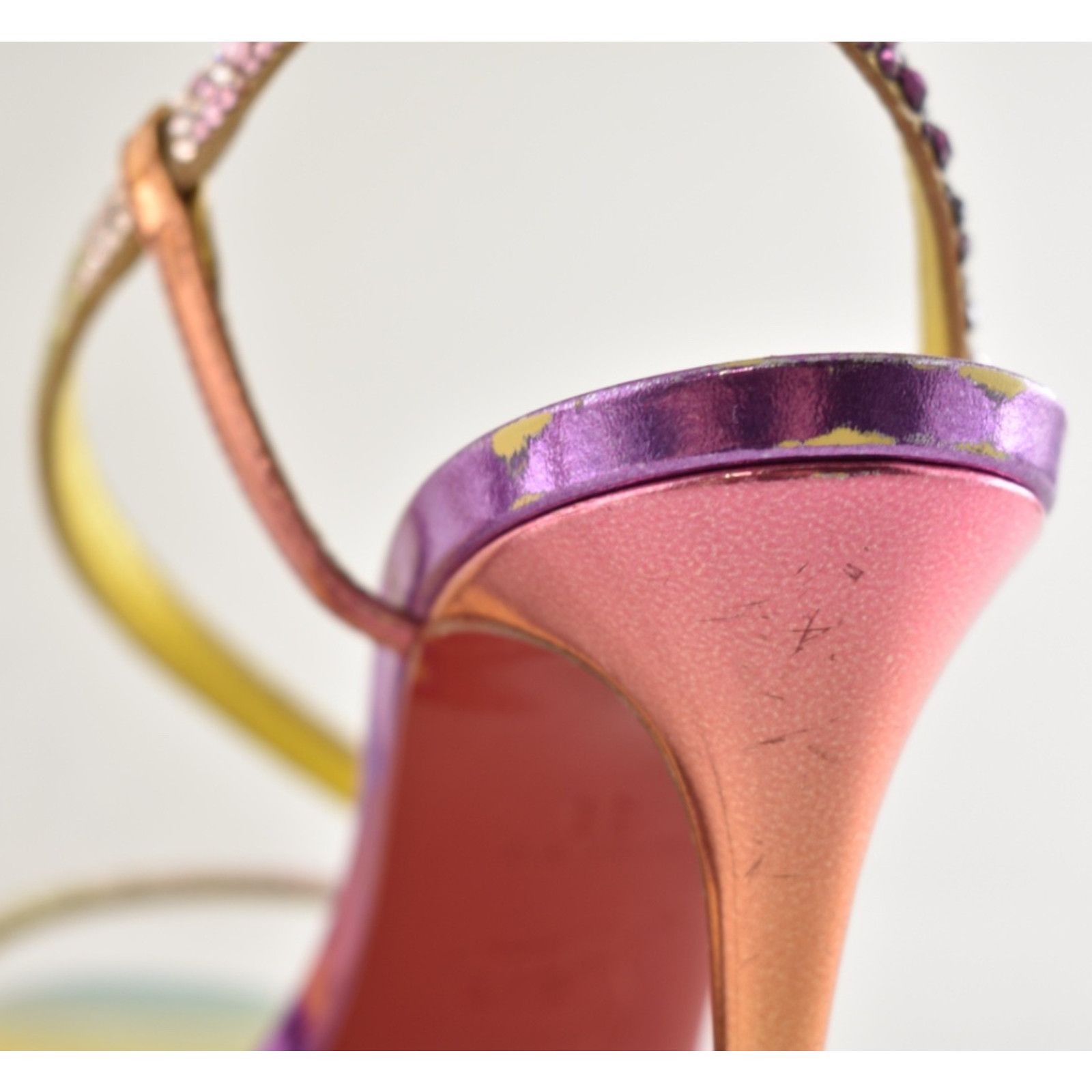 Christian Louboutin Christian Louboutin Rosalie Strass Boreal Sandal 38 Size US 8 / IT 38 - 18 Thumbnail