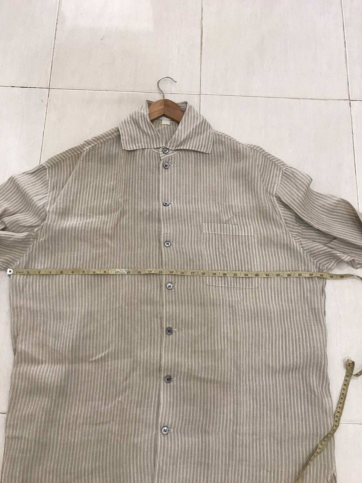 Comme des Garcons Homme 80s Comme des garcons Homme Linen Shirt Size US XXL / EU 58 / 5 - 11 Thumbnail