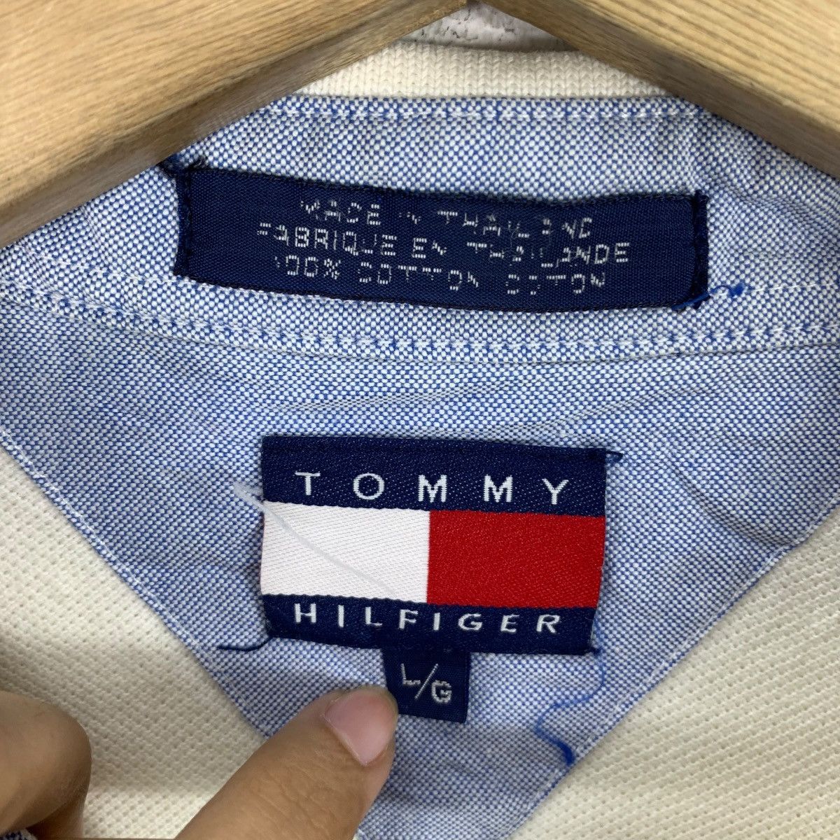 Tommy Hilfiger Vintage 90’ TOMMY HILFIGER HIP HOP Cross Flag Rap Tee Size US M / EU 48-50 / 2 - 6 Thumbnail