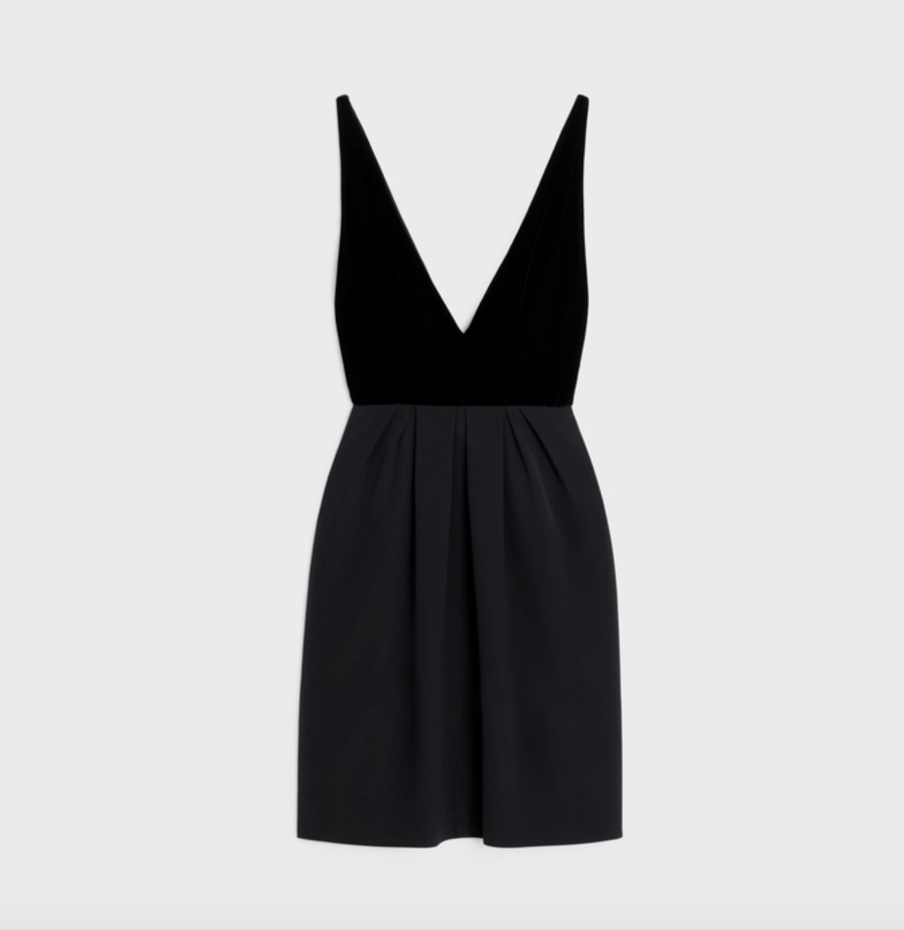 image of Celine O1W1Db10324 Minimal Draped Dress In Black, Women's (Size Medium)