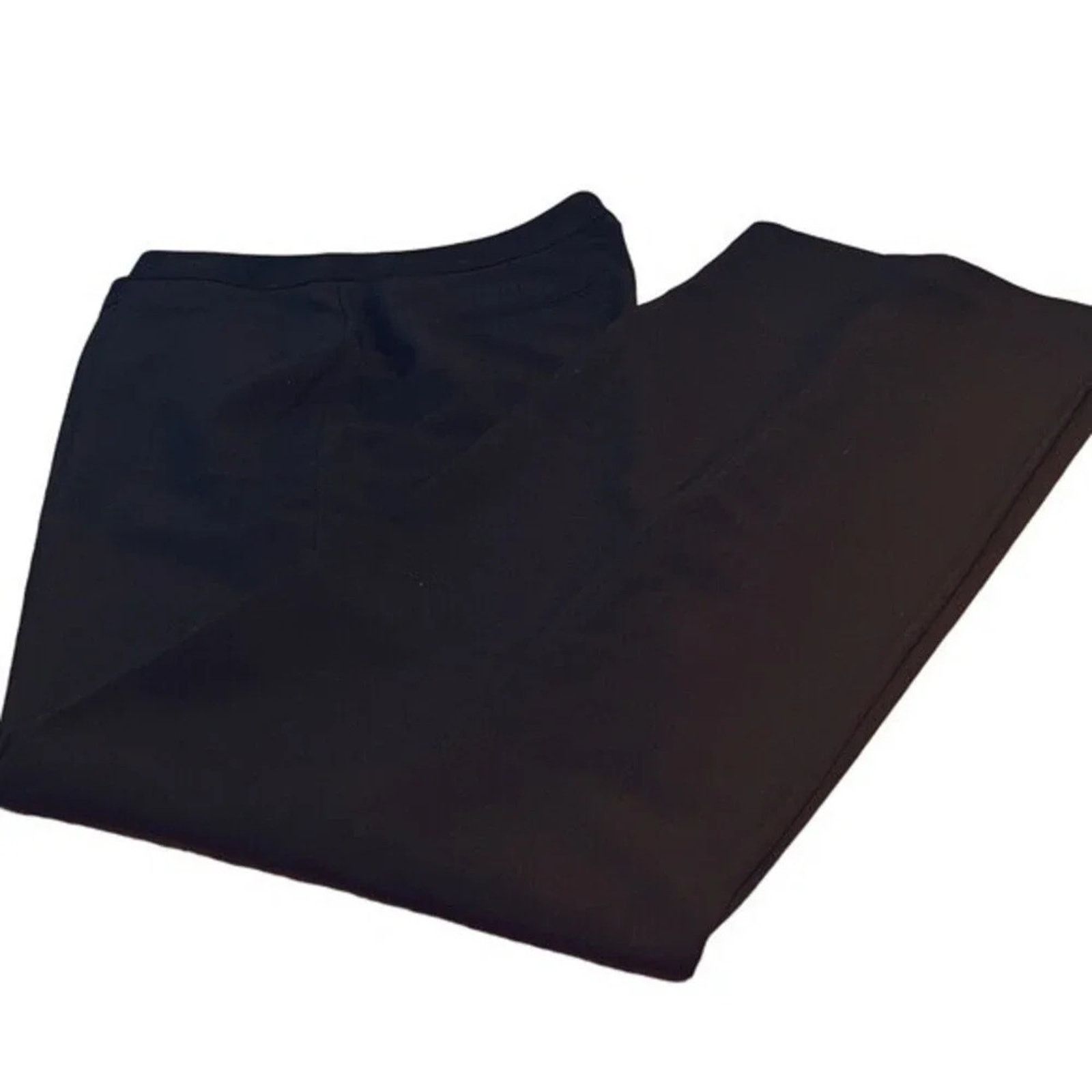 Nicole Miller Nicole Miller wide legged dress pants in black, size 8 Size 30" / US 8 / IT 44 - 1 Thumbnail