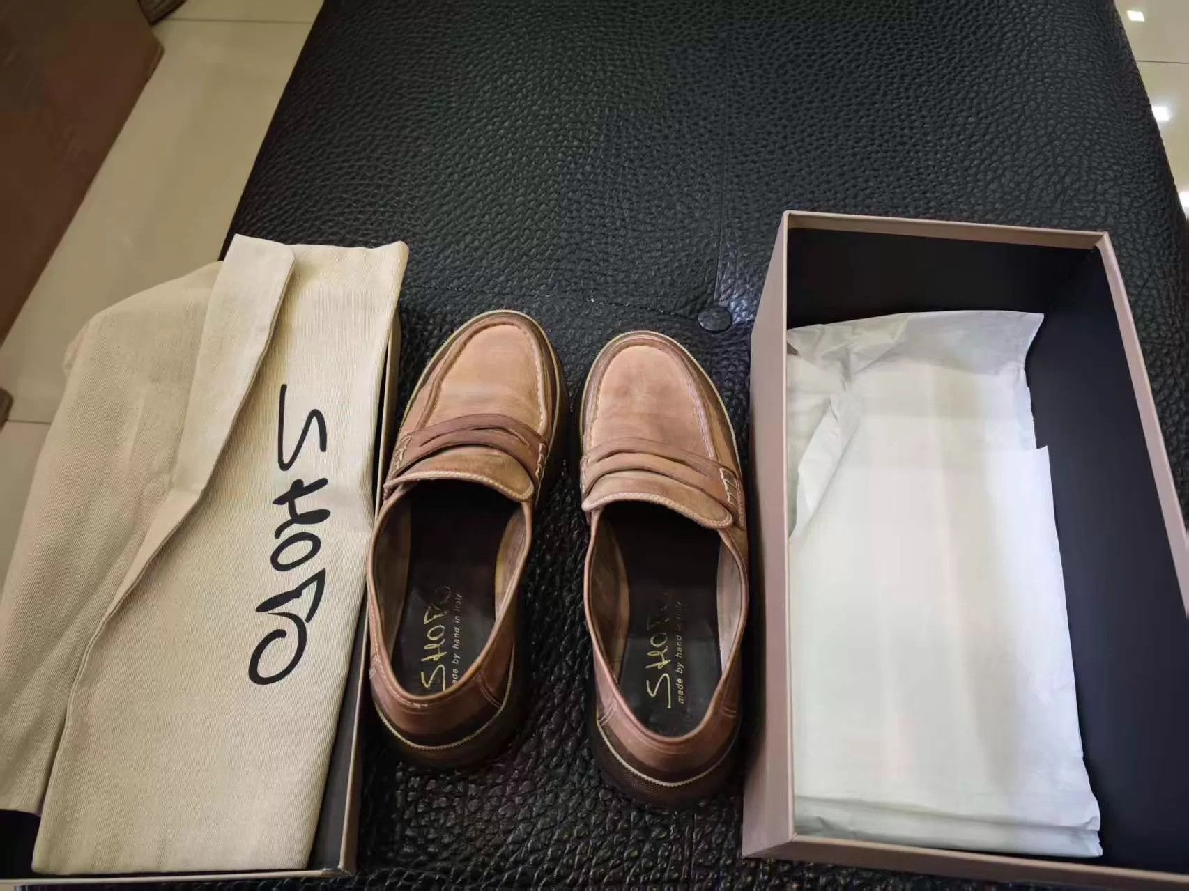 Shoto SHOTO 9804 Washed Distressed Loafer 41 (1.5-2 Up) Near New Size US 8 / EU 41 - 8 Thumbnail