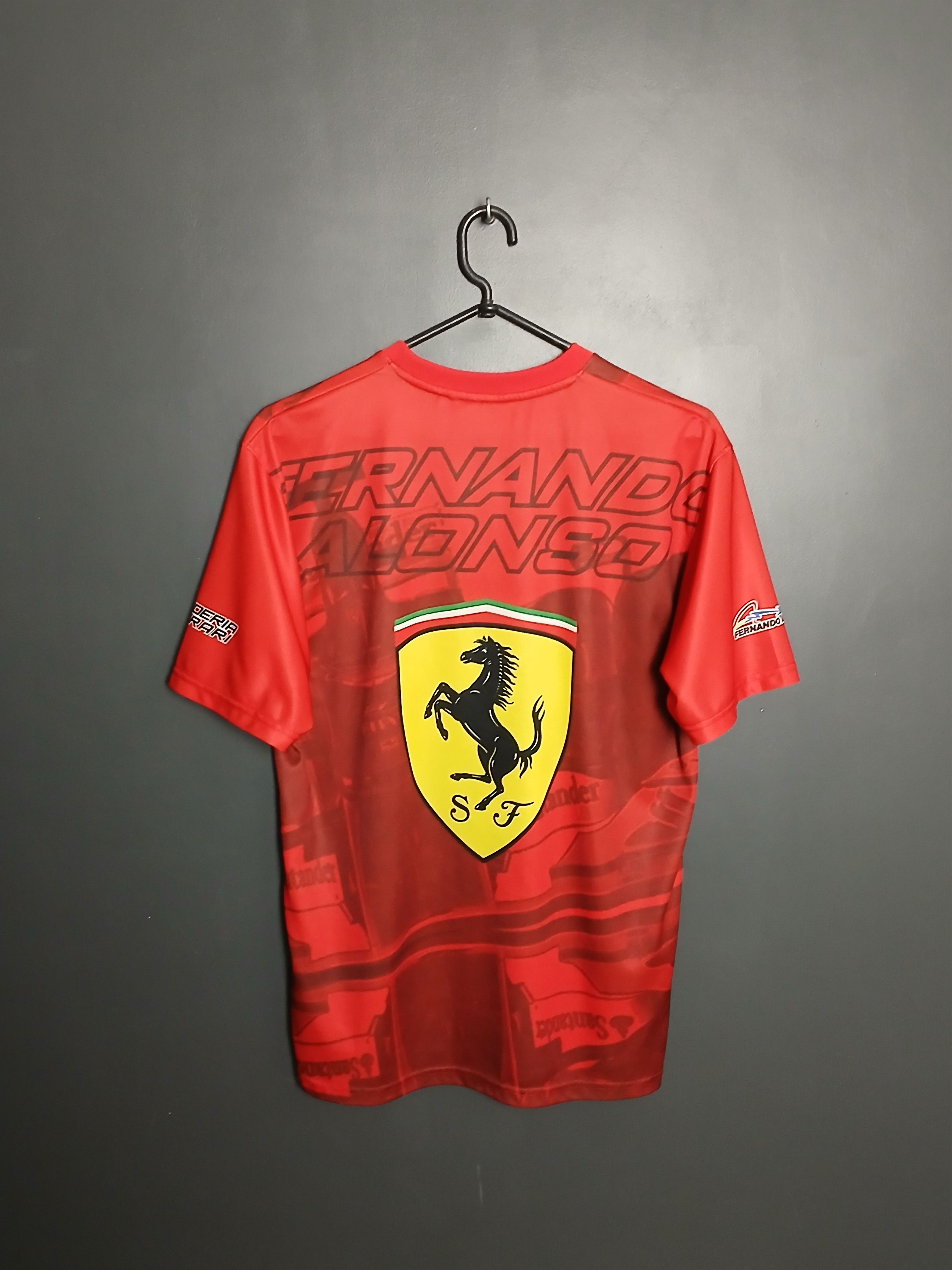 Ferrari × Formula 1 Ferrari Fernando Alonso F1 Racing T-Shirt Size US S / EU 44-46 / 1 - 2 Thumbnail