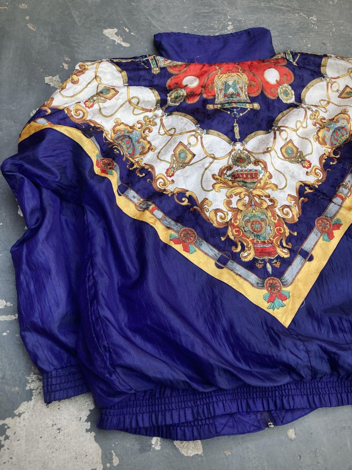 Other Vintage 80s Argee Baroque Style Windbreaker Size M / US 6-8 / IT 42-44 - 10 Thumbnail