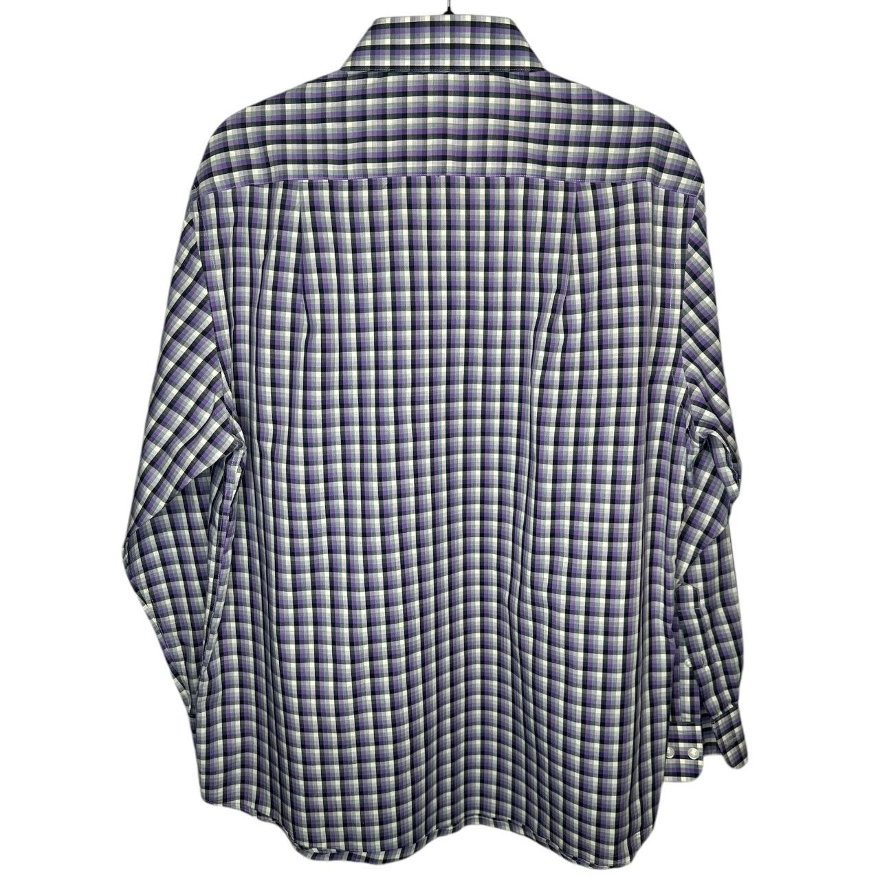 Pronto Uomo Pronto Uomo Men’s L Button-Down Long Sleeve Dress Shirt Size US L / EU 52-54 / 3 - 3 Thumbnail