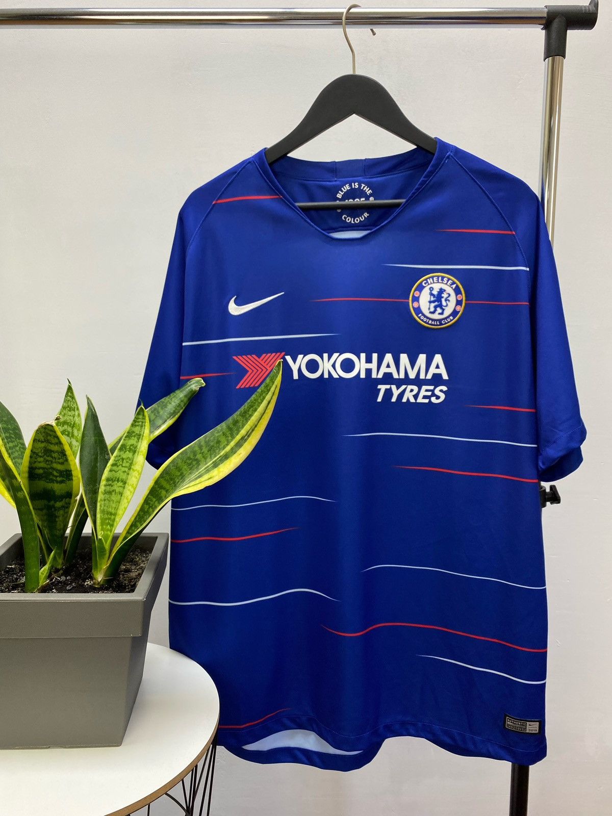 Chelsea Soccer × Vintage CHELSEA HOME 2018 2019 FOOTBALL SHIRT SOCCER JERSEY NIKE Size US XXL / EU 58 / 5 - 1 Thumbnail