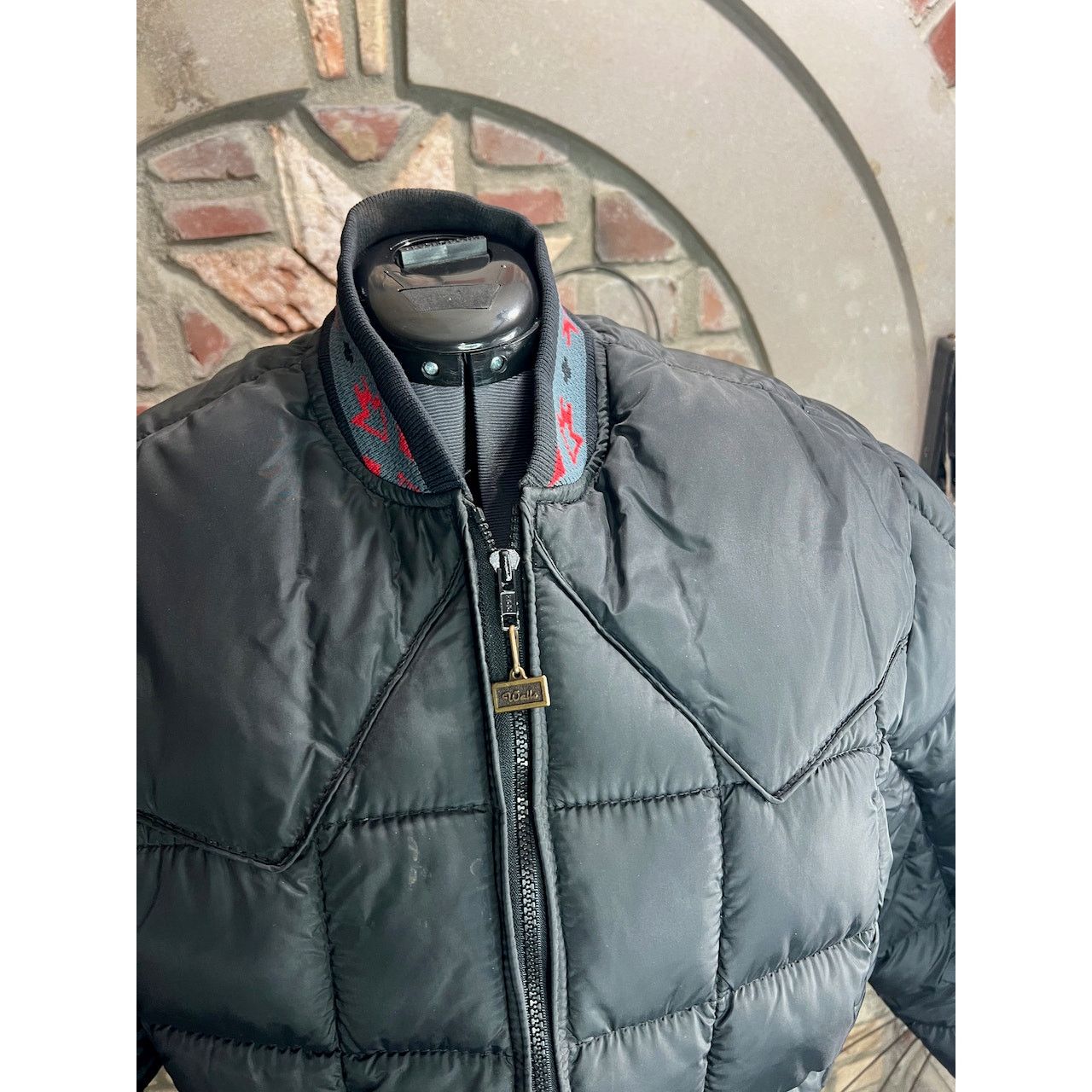 Walls walls puffer coat ski coat black red 1970s Size US L / EU 52-54 / 3 - 3 Thumbnail