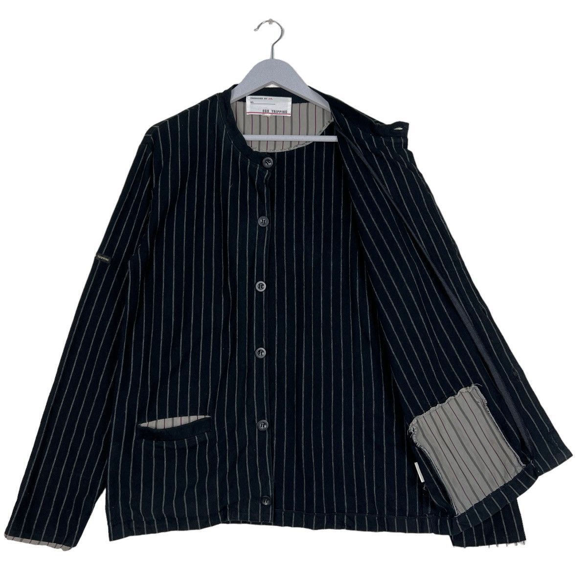 Ego Tripping 🔥 EGO TRIPPING JAPAN STRIPE CARDIGAN JACKET MADE IN JAPAN Size US M / EU 48-50 / 2 - 9 Thumbnail