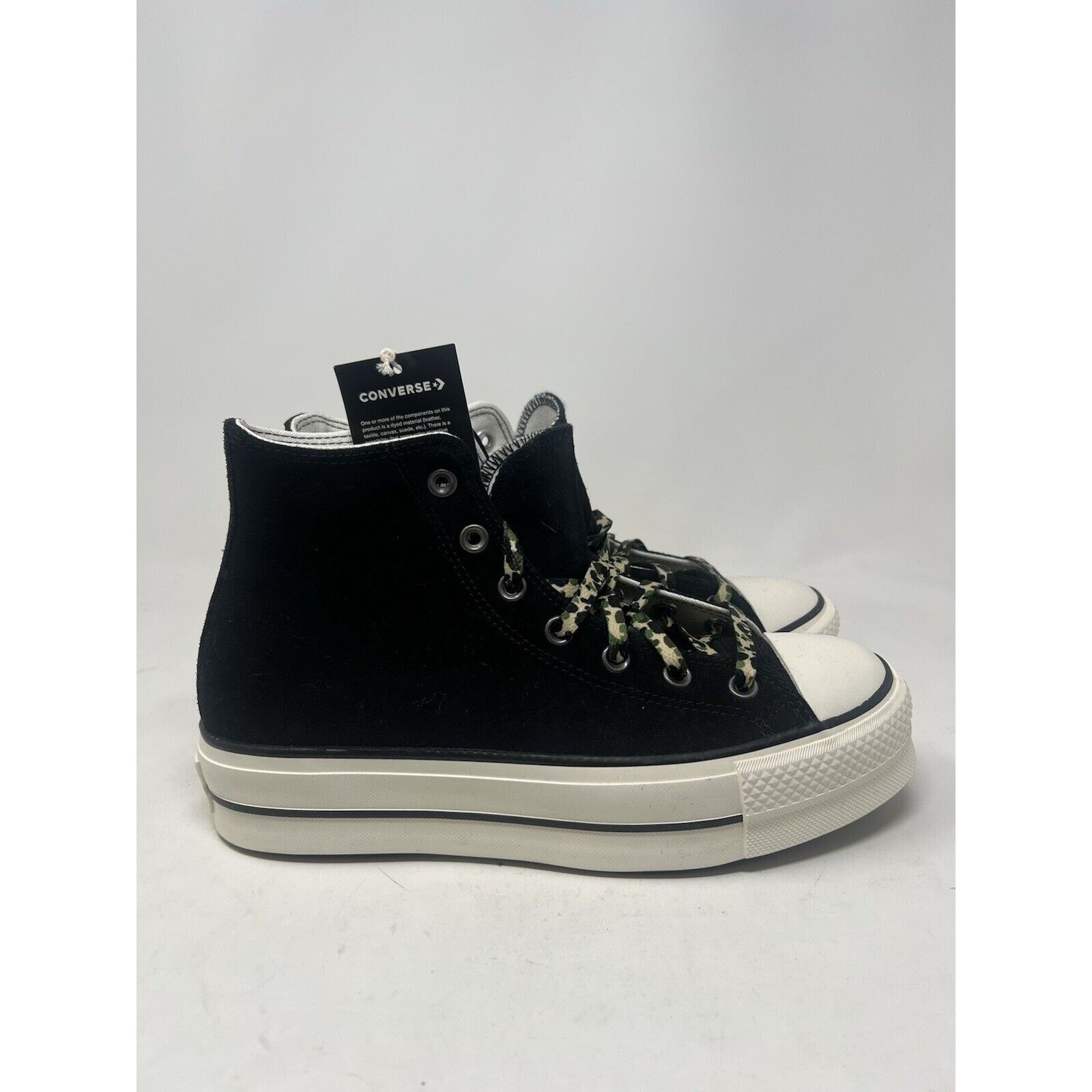Converse Converse Chuck 70 Suede Black With Camo Laces Size 7.5 M Size US 7.5 / EU 40-41 - 3 Thumbnail