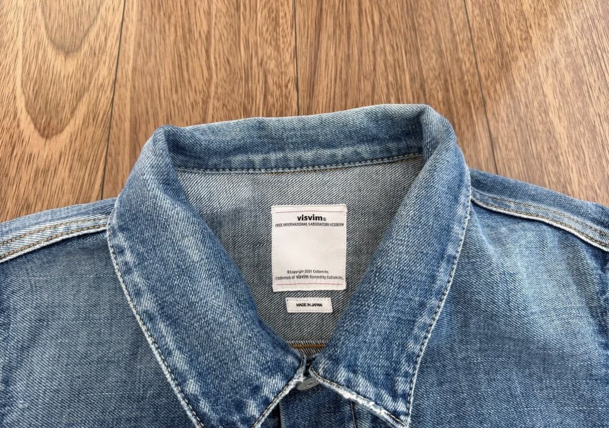 Visvim VISVIM 18SS 101 DAMAGED JKT Denim Jacket Size US M / EU 48-50 / 2 - 3 Thumbnail