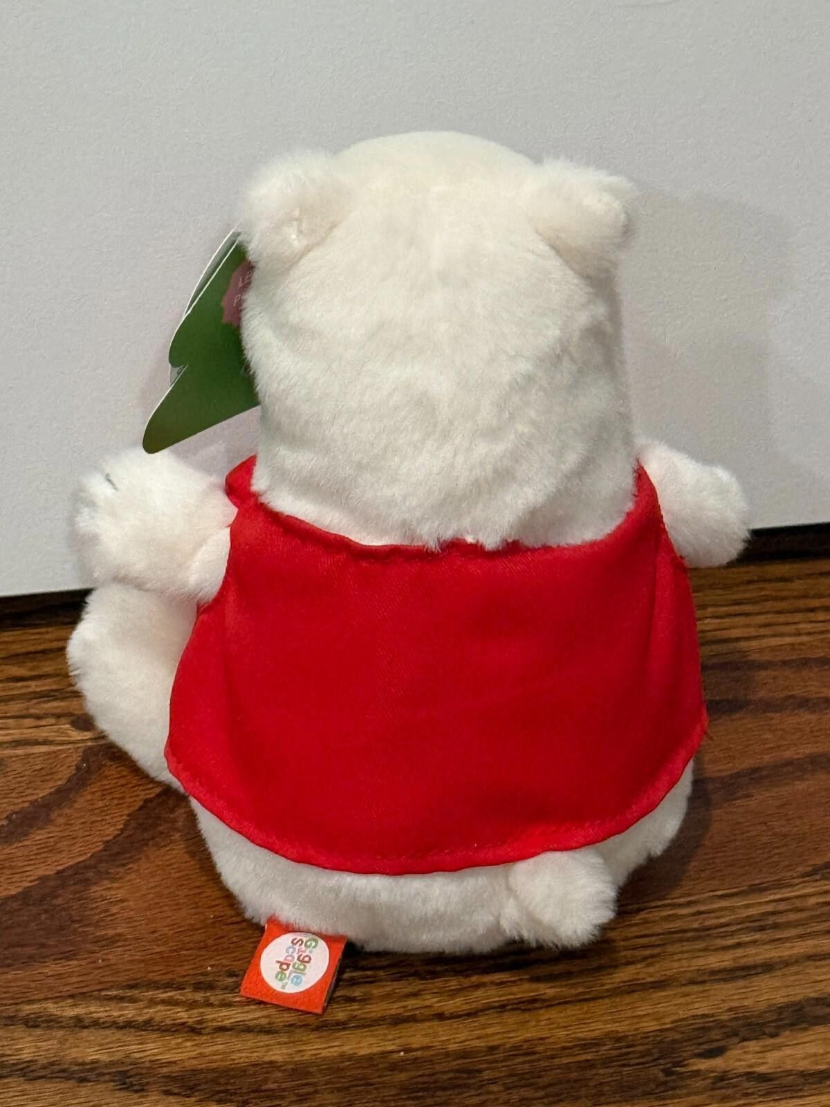 Target Basics Giggle Scape Plush Target Vest 7" Polar Bear, Exclusive!! Size ONE SIZE - 6 Thumbnail