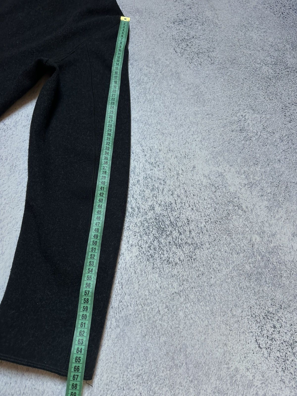Comme des Garcons Giorgio Armani Unstructured Wool Jacket Asymmetric Military Size 42R - 21 Thumbnail