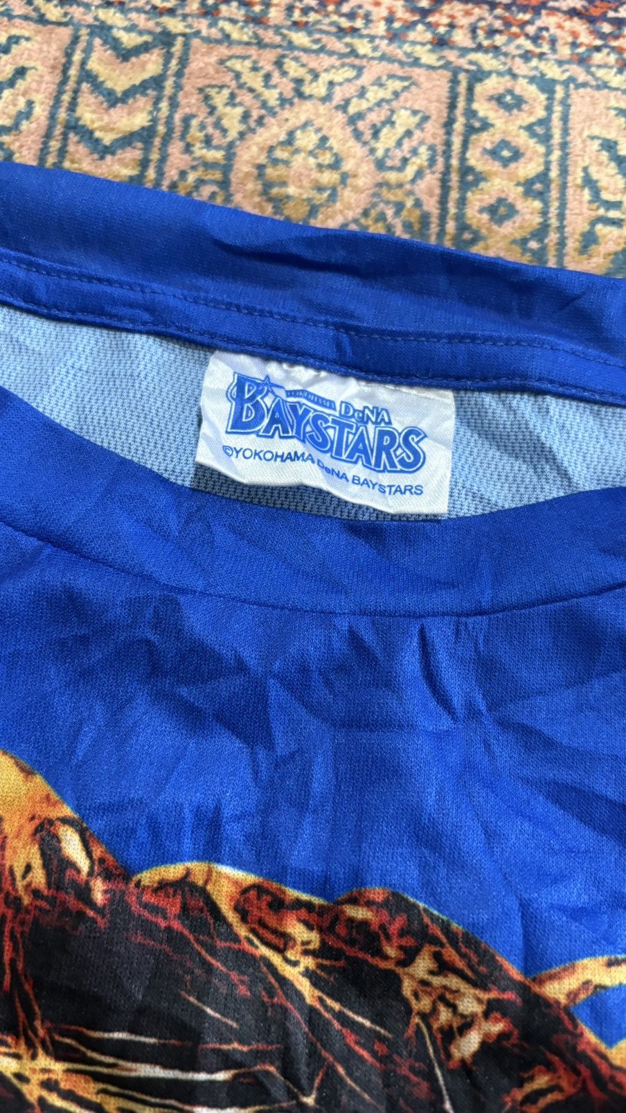 Vintage Yokohama dena Baystars japan hikaru itoh baseball jersey Size US L / EU 52-54 / 3 - 4 Thumbnail