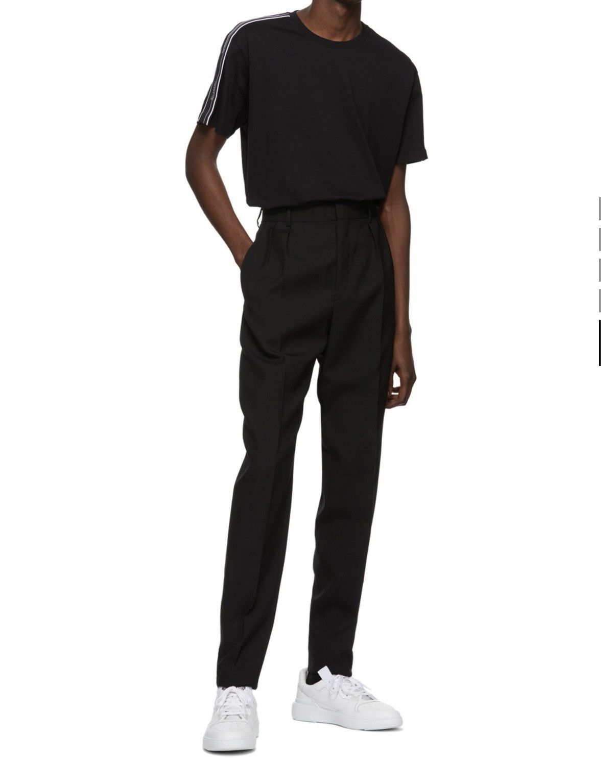 Givenchy BNWT Givenchy Black Elastic Band T-Shirt size Small Size US S / EU 44-46 / 1 - 10 Thumbnail