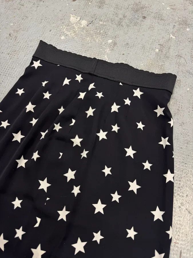Designer × Dolce & Gabbana × Vintage FW2011 Dolce & Gabbana Black Stars Skirt Size 27" / US 4 / IT 40 - 2 Thumbnail