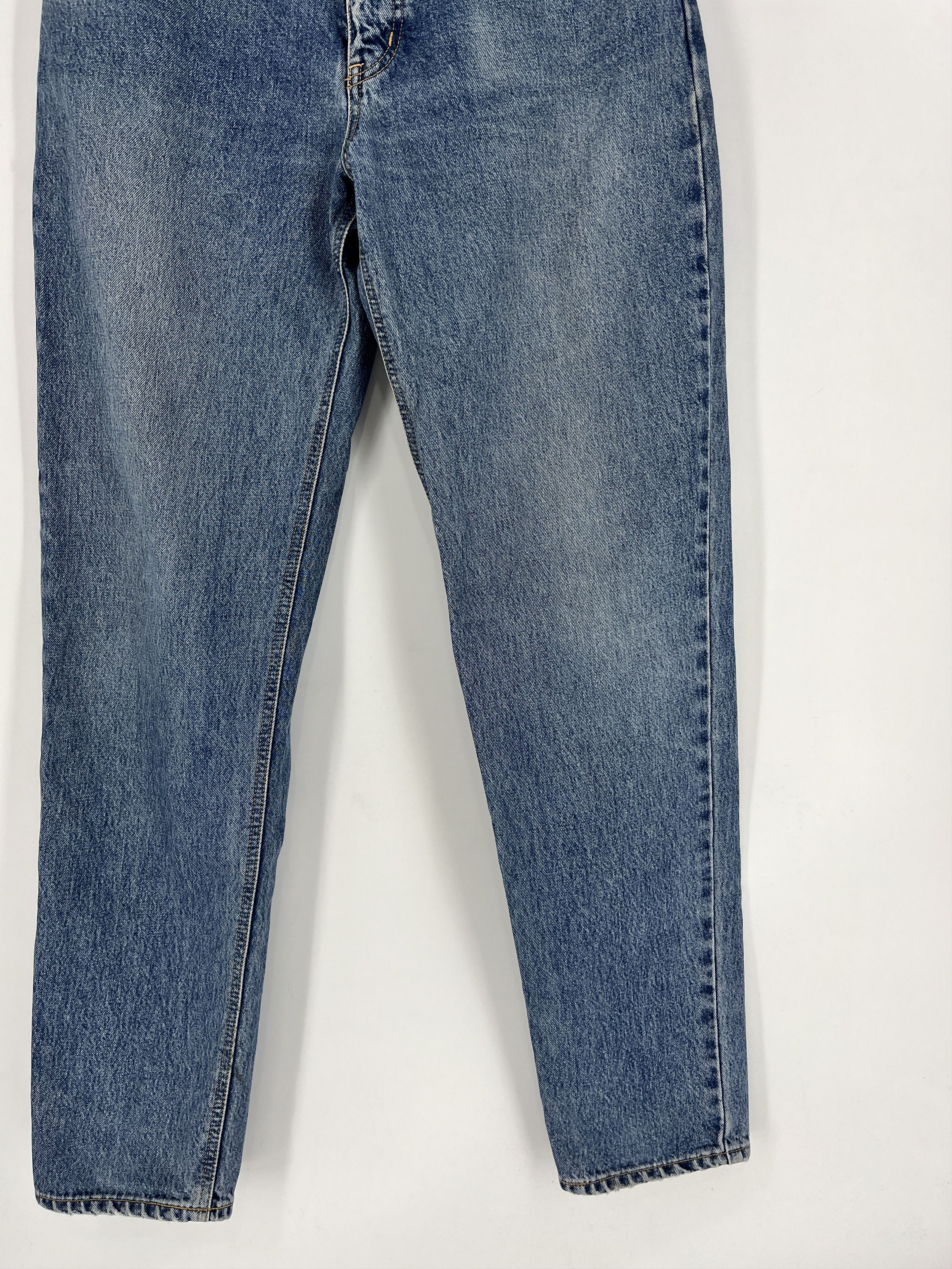 Edwin × Japanese Brand × Vintage Vintage 90s Edwin Made in Japan Tapered Navy Men’s Jeans Size US 33 - 9 Thumbnail