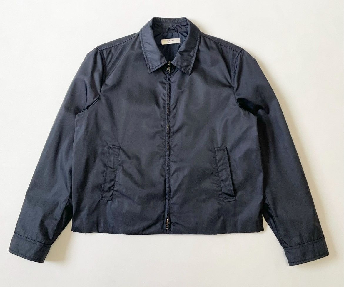 Prada Early 2000s Cropped Nylon Work Jacket Size US M / EU 48-50 / 2 - 1 Thumbnail
