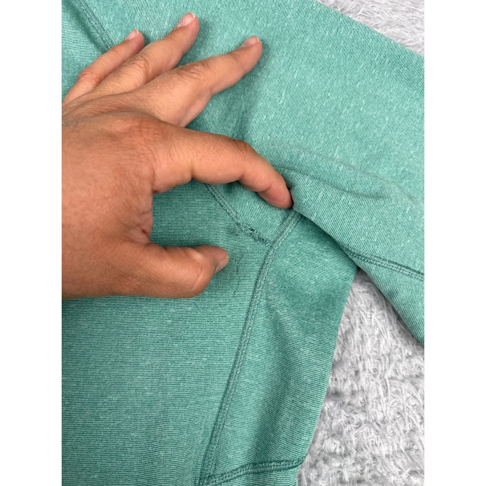 Patagonia Patagonia Shirt Womens Medium Teal Capilene Midweight Crew Baselayer Long Sleeve Shirt Size M / US 6-8 / IT 42-44 - 3 Thumbnail