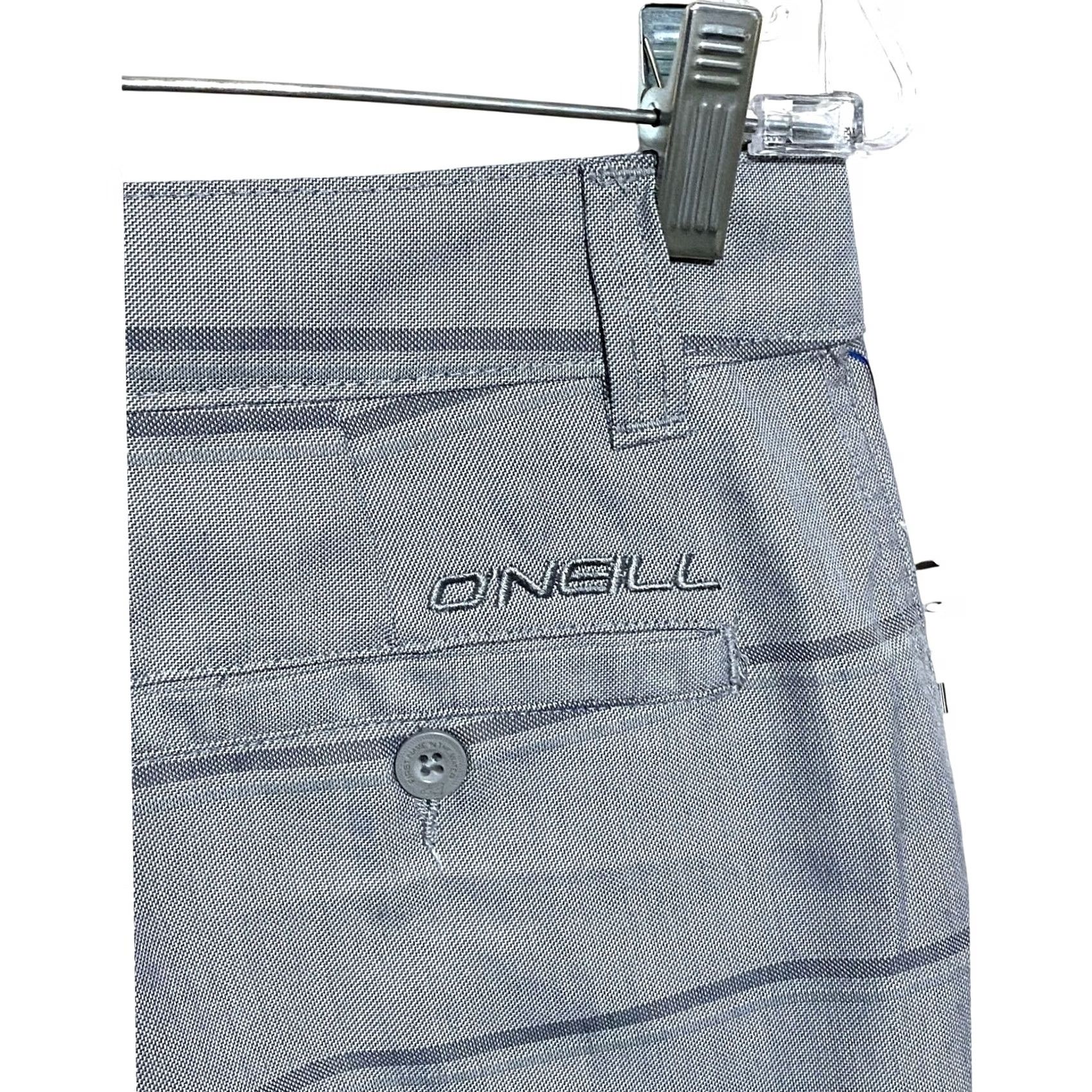 O'Neill O'Neill Shorts Striped Mens 30 NWT Flynn Skate Surf Beach Summer Athleisure Y2K Gray Size US 30 / EU 46 - 3 Thumbnail