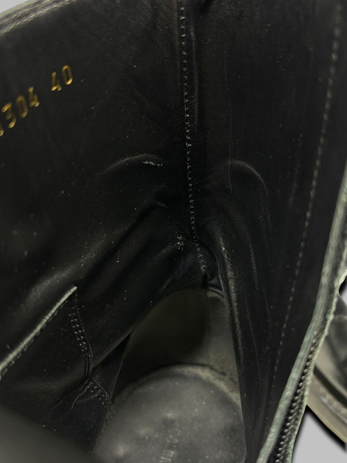 Balenciaga Patent Leather Square Toe Balenciaga Boots Size US 7 / EU 40 - 19 Thumbnail
