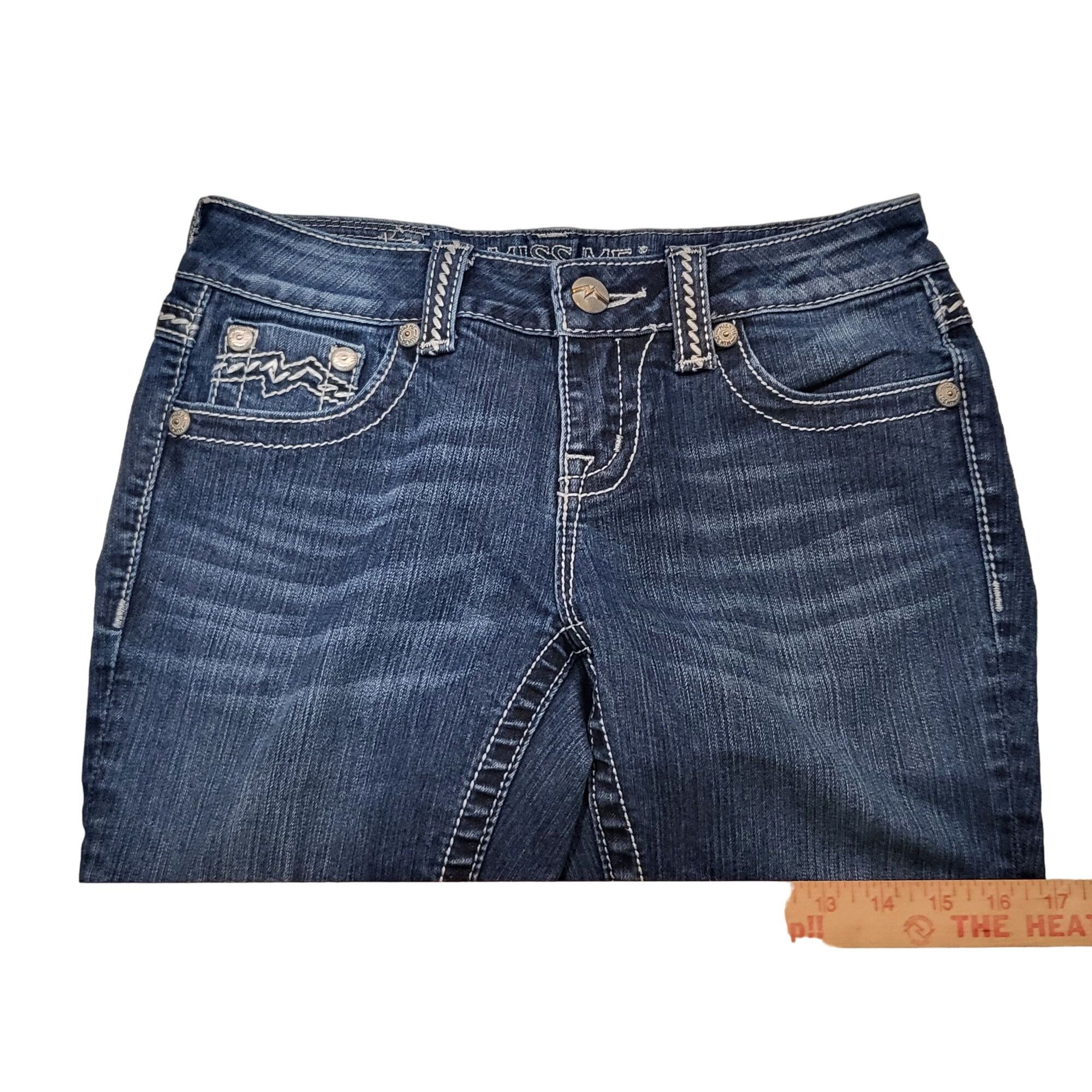 Miss Me Miss Me Easy Capri Jeans Women Sz 26 JE1049EP3 Embroidered B Size 26" / US 2 / IT 38 - 4 Thumbnail