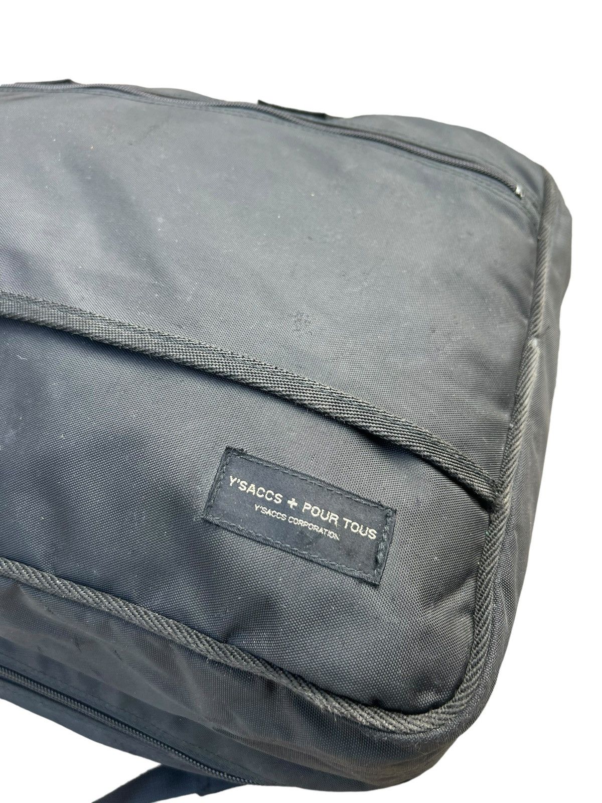 Yohji Yamamoto Archive 1998 Yohji Yamamoto Y’saccs + Pour Tous 3 Way Bag Size ONE SIZE - 8 Thumbnail